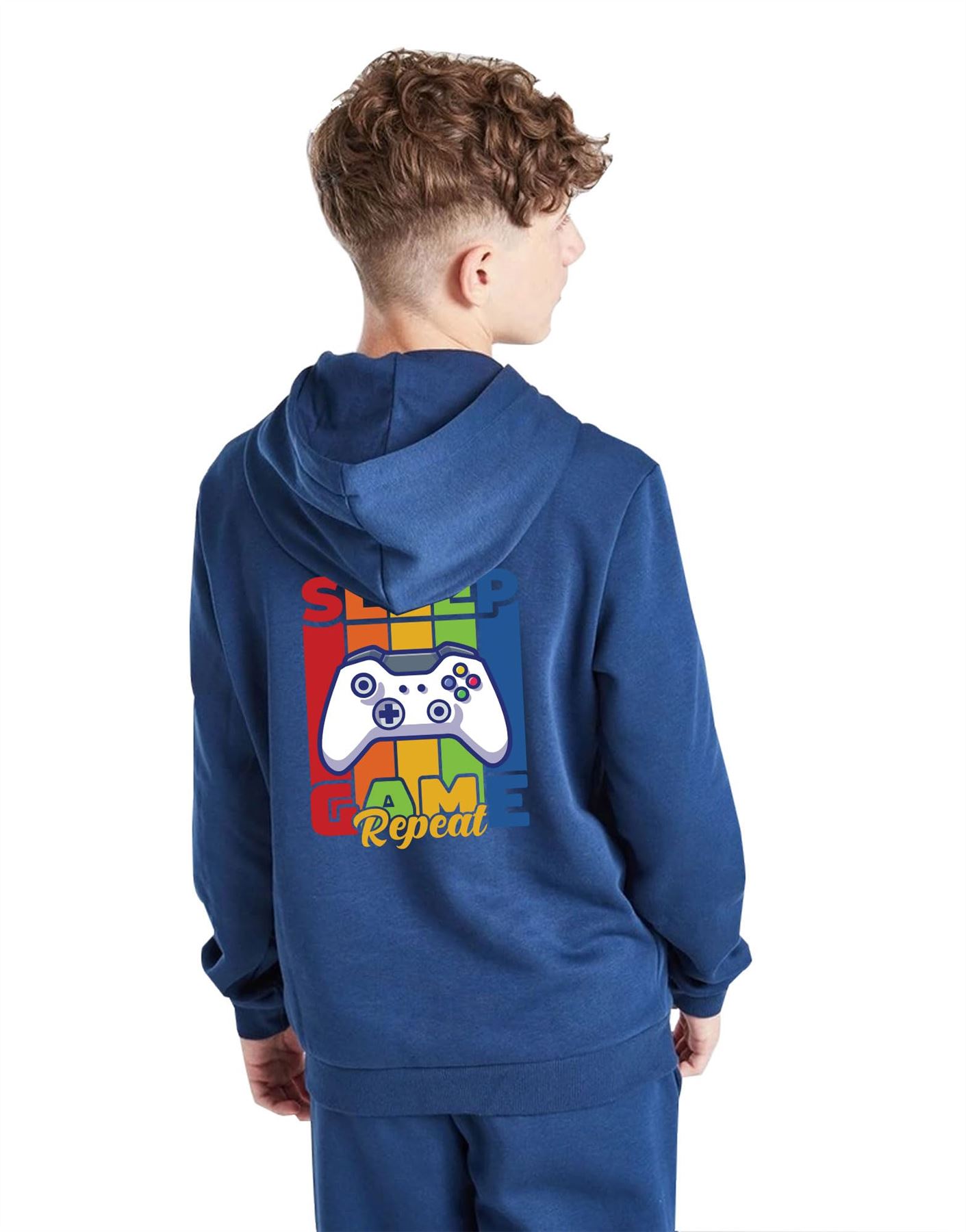 Men & Kids Game Tracksuits Sweatshirt & Sweatpants Set 2 Piece Casual Activewear - Picture 53 of 71