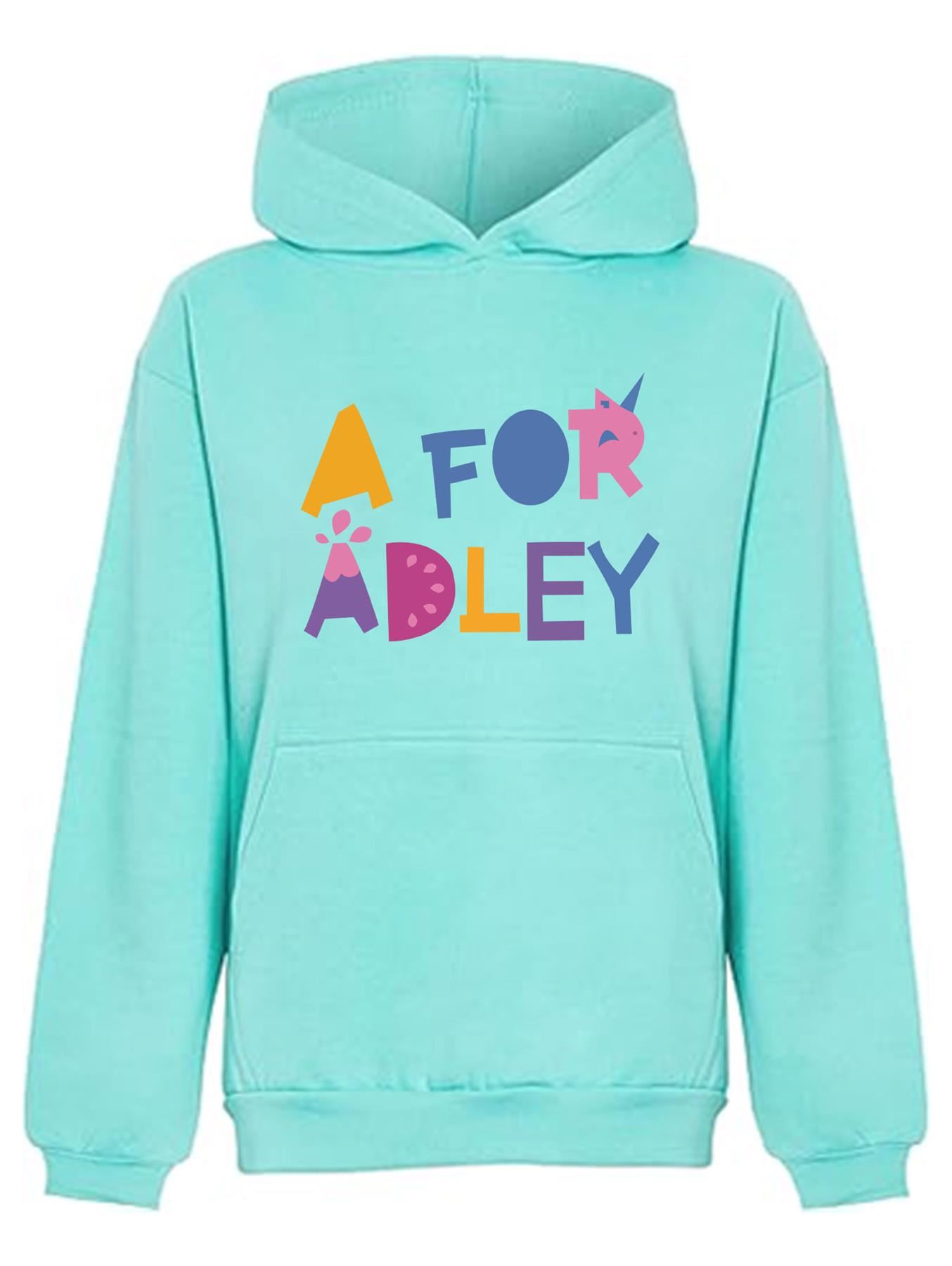 Kids Printed Hoodie Sweatshirt Toddler Girls Boys Adley Pullover Jumper Cartoon - Picture 7 of 12