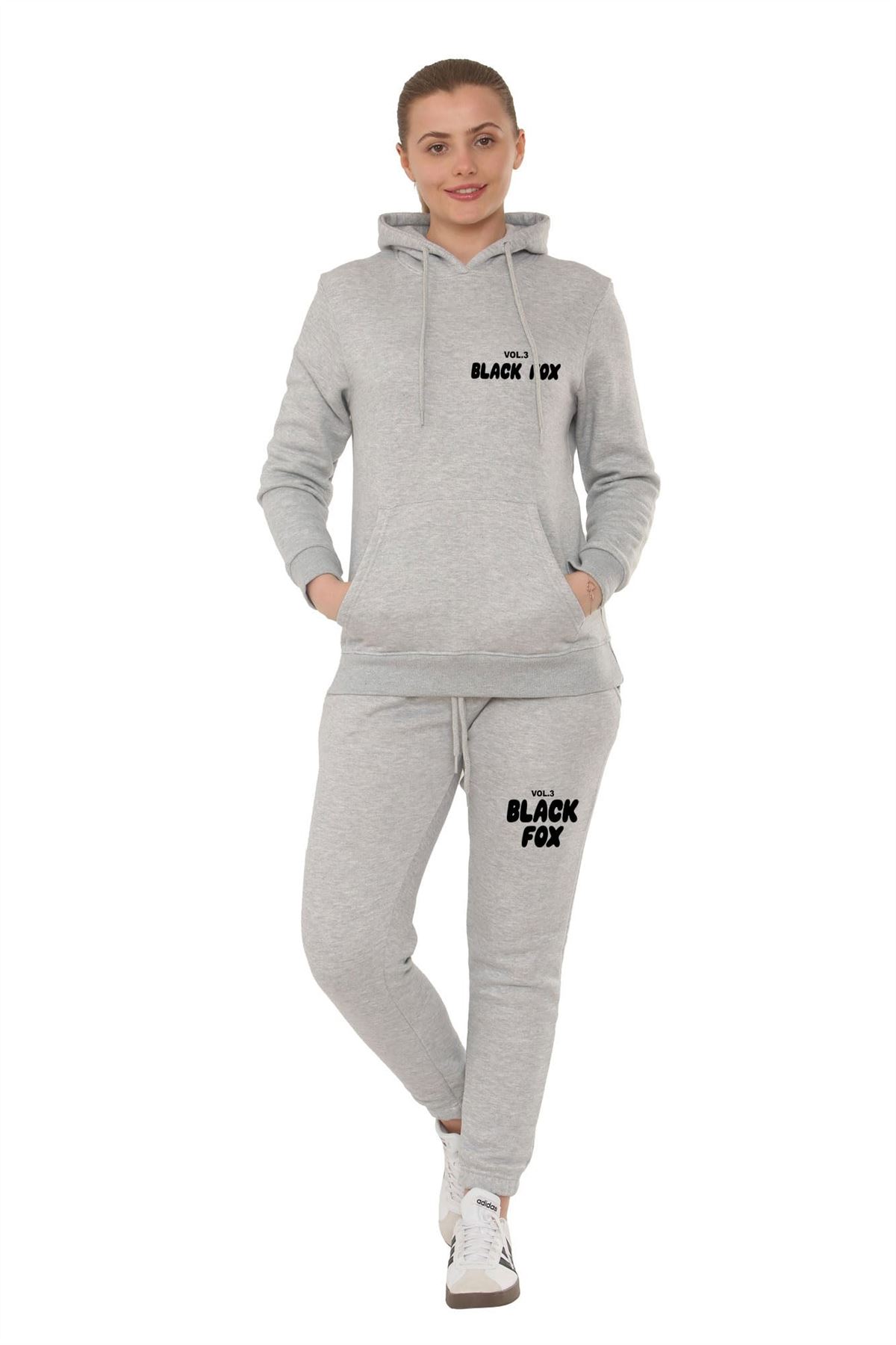 Damen Kinder 2-teiliges Trainingsanzug Lounge Sets Hoodies Jogginghose Damen Jogginganzüge - Bild 13 von 23