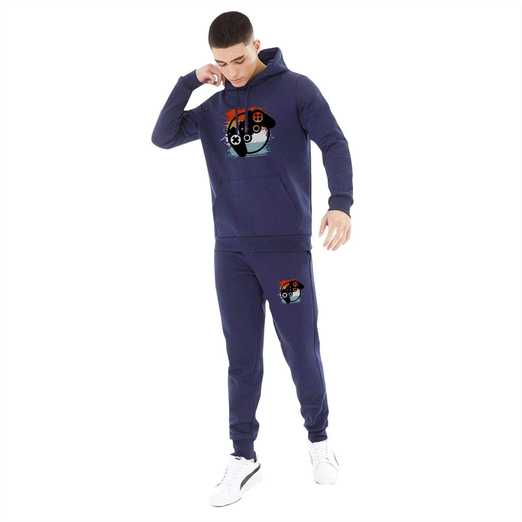 Men & Kids Game Tracksuits Sweatshirt & Sweatpants Set 2 Piece Casual Activewear - Picture 36 of 71