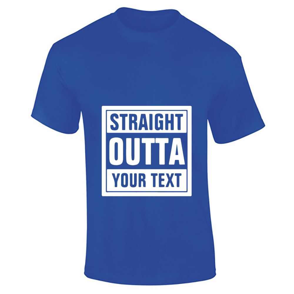 Straight Outta Your Text Mens Boys Top Casual Fitness T Shirt Sports Cotton Tee - Picture 15 of 18