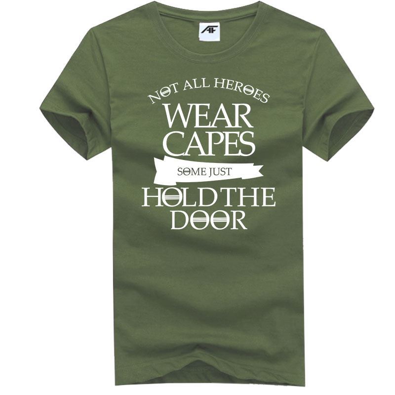 Not all Heroes Wear Capes Printed T-Shirt Top Womens Mens Boys Gym Tee - Picture 5 of 16