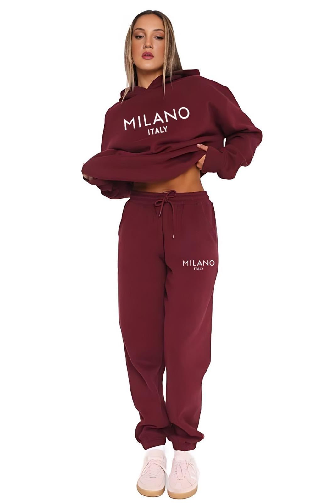 Women Kids Fun Fancy Prints Hoodie & Joggers Tracksuit 2 Pcs Outfit - Picture 24 of 29