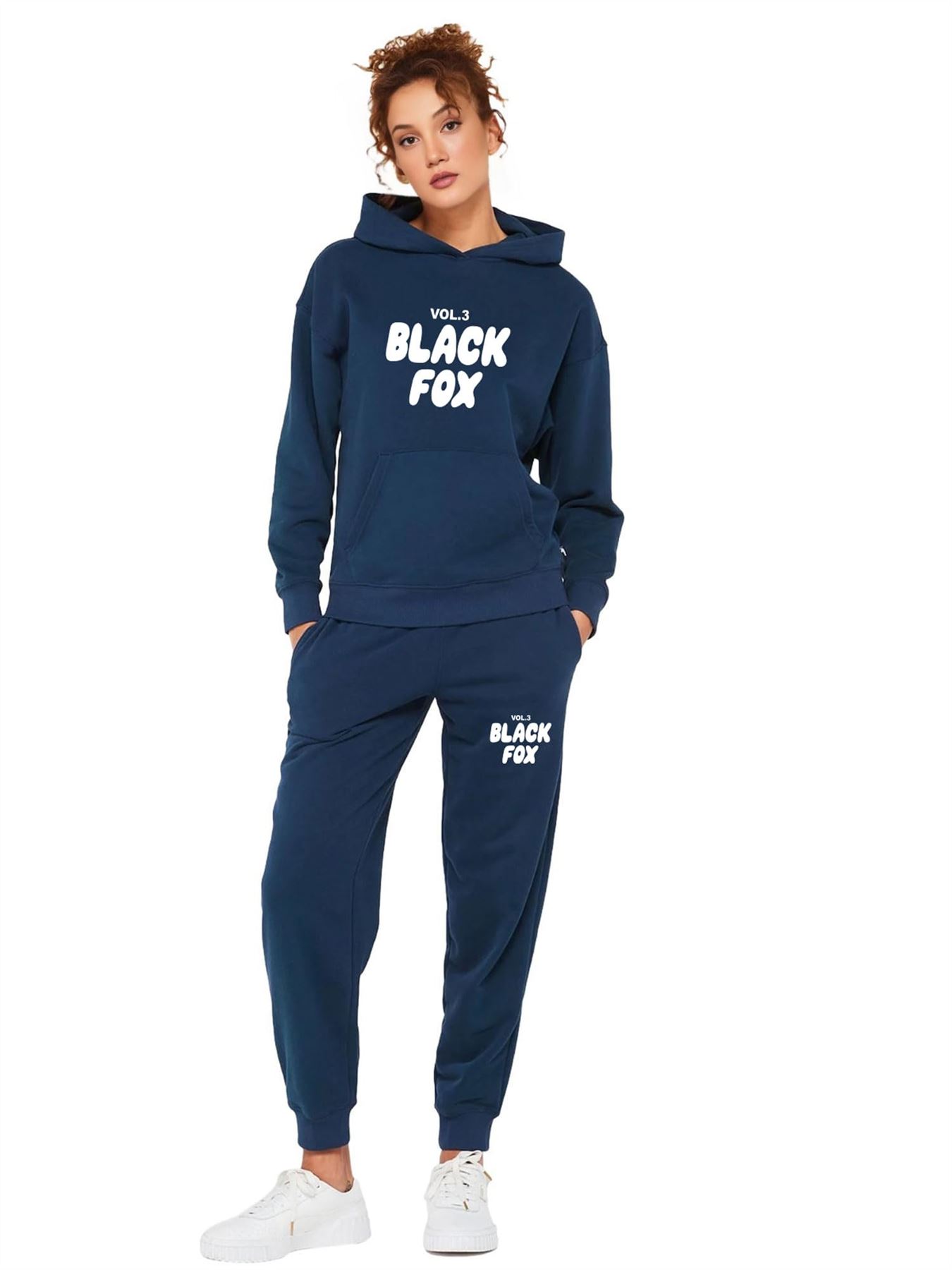 Damen Kinder 2-teiliges Trainingsanzug Lounge Sets Hoodies Jogginghose Damen Jogginganzüge - Bild 16 von 23
