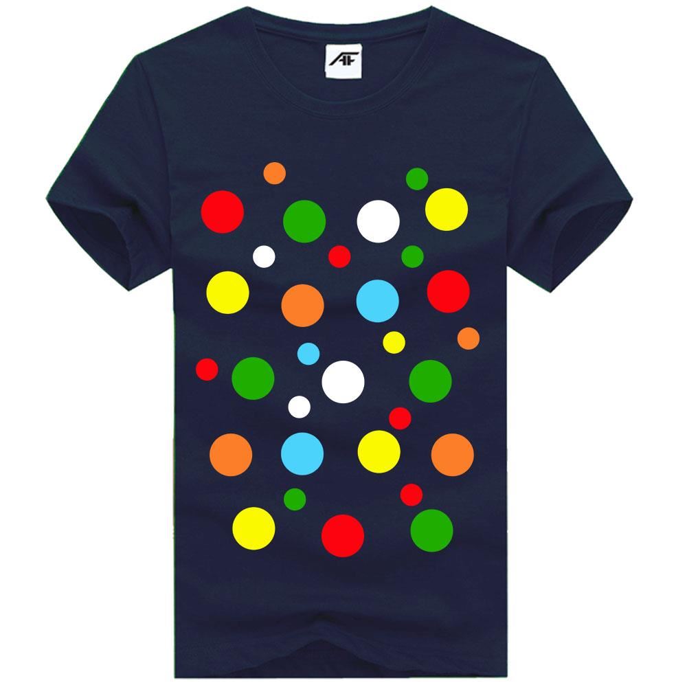 Jungen bunt gepunktet Pullover bedruckt TShirt Rundhalsausschnitt Freizeit Sommer Kleidung T-Shirts - Bild 5 von 5