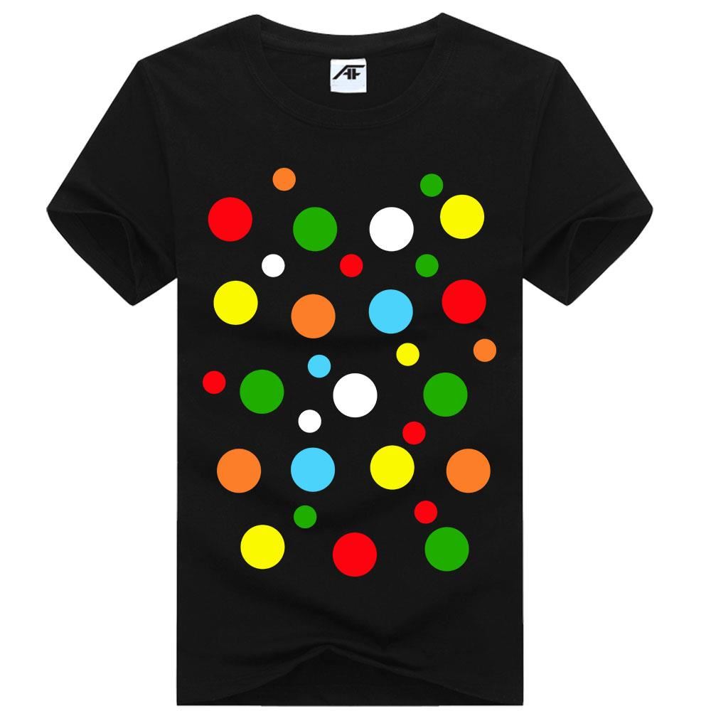 Jungen bunt gepunktet Pullover bedruckt TShirt Rundhalsausschnitt Freizeit Sommer Kleidung T-Shirts - Bild 3 von 5