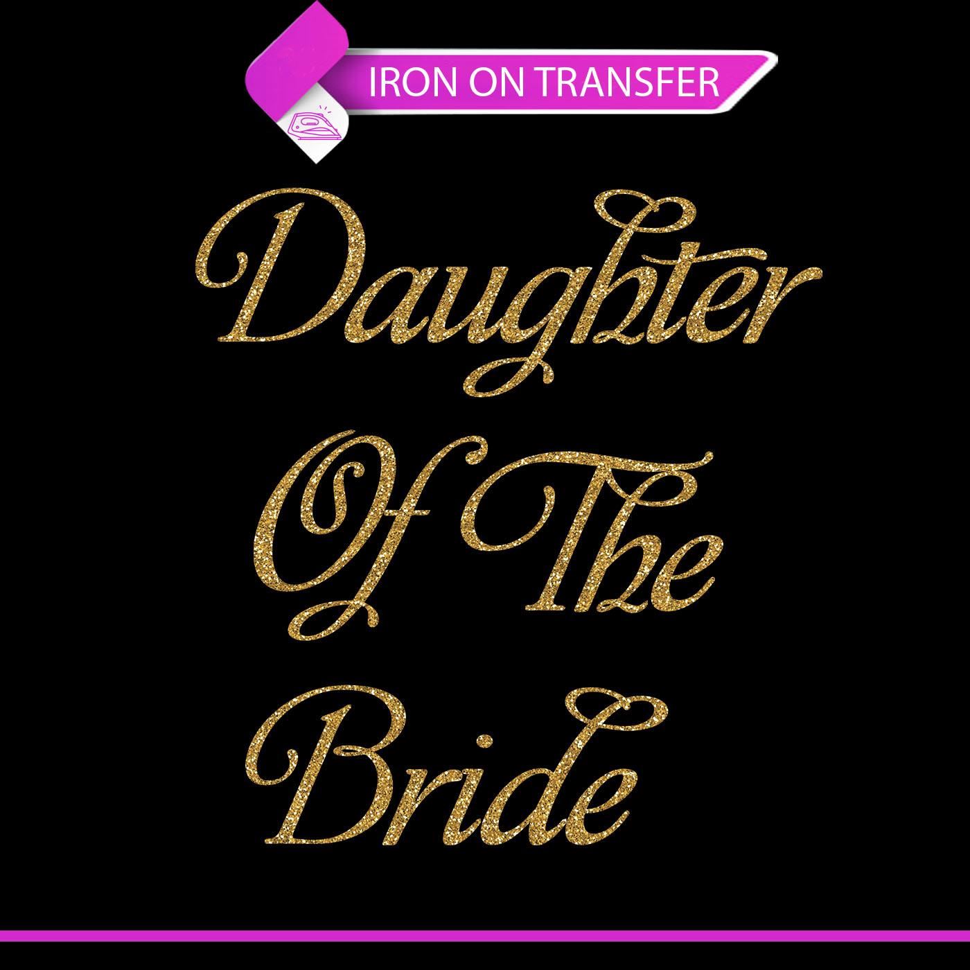 Bride Squad Hen Do Party Vinyl Iron On Transfer T Shirt Sparkle Custom Top 7723 - Picture 26 of 28