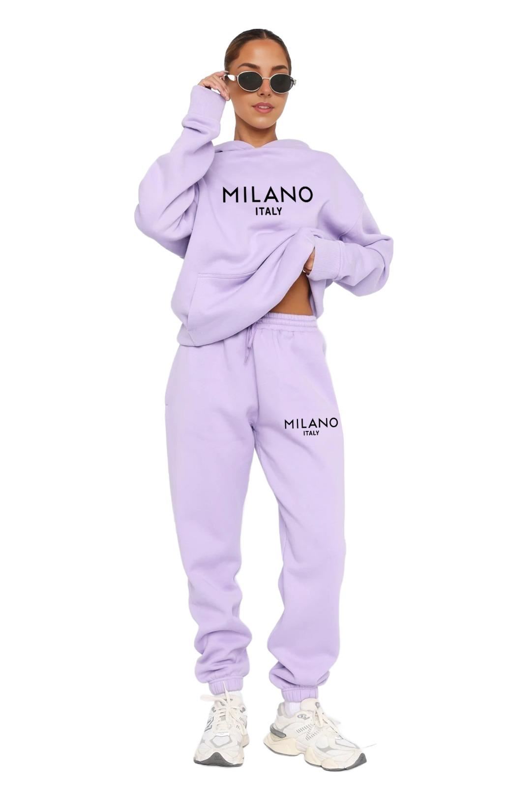 Women Kids Fun Fancy Prints Hoodie & Joggers Tracksuit 2 Pcs Outfit - Picture 14 of 29