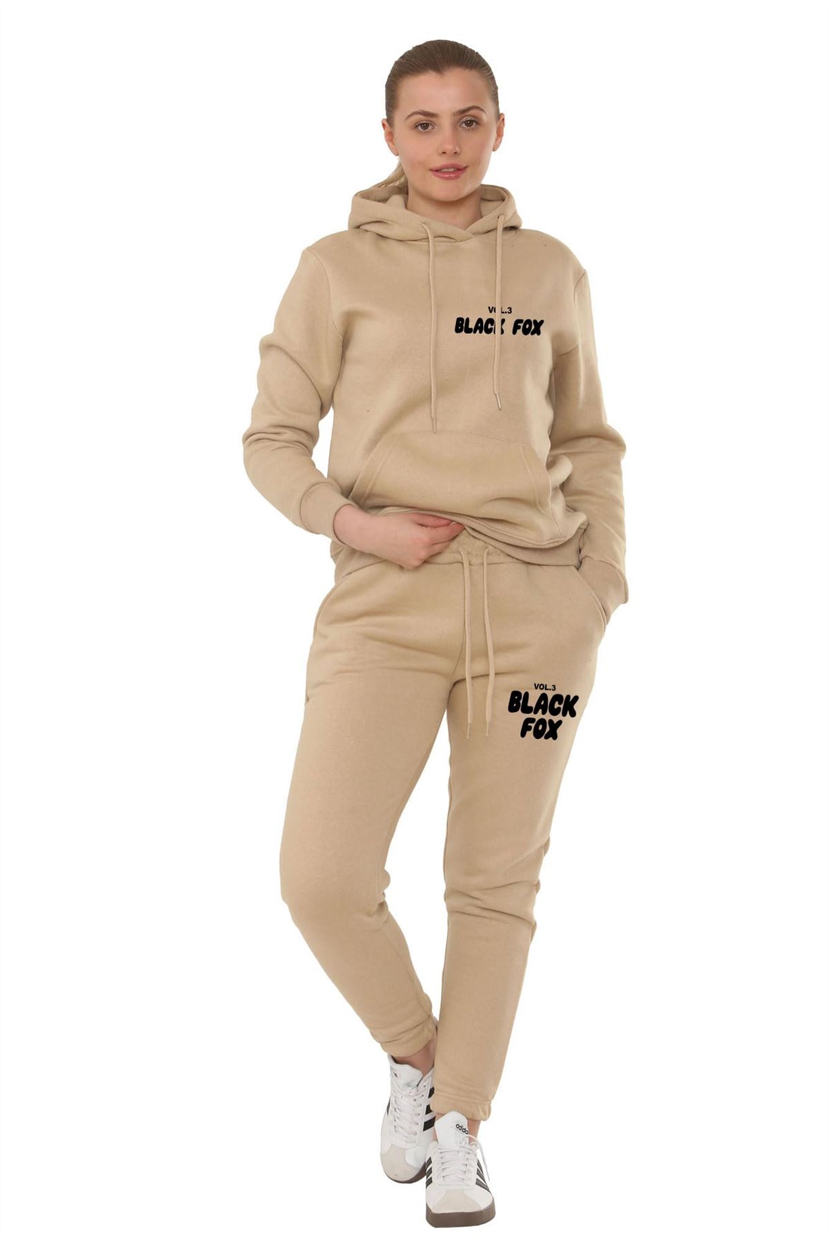 Damen Kinder 2-teiliges Trainingsanzug Lounge Sets Hoodies Jogginghose Damen Jogginganzüge - Bild 19 von 23