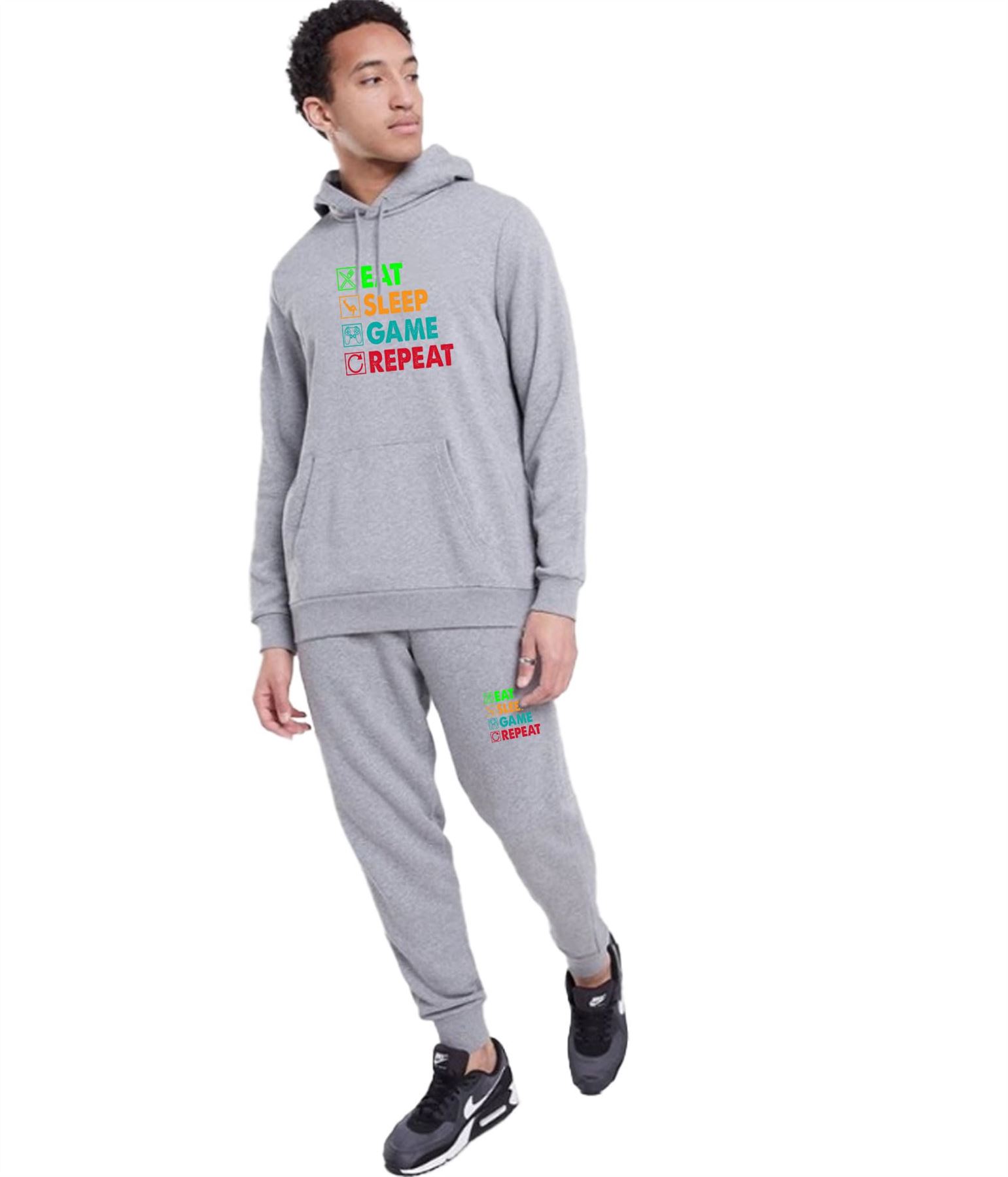 Men & Kids Game Tracksuits Sweatshirt & Sweatpants Set 2 Piece Casual Activewear - Picture 28 of 71