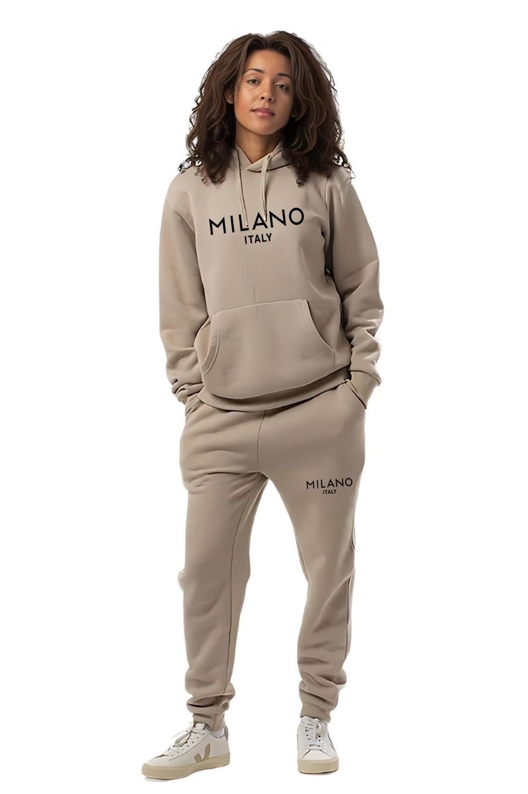 Women Kids Fun Fancy Prints Hoodie & Joggers Tracksuit 2 Pcs Outfit - Picture 22 of 29