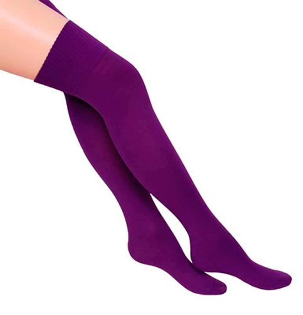 Ladies Sexy Over The Knee Socks Girls Fancy Womens Thigh High Plain Soft Socks - Picture 18 of 25