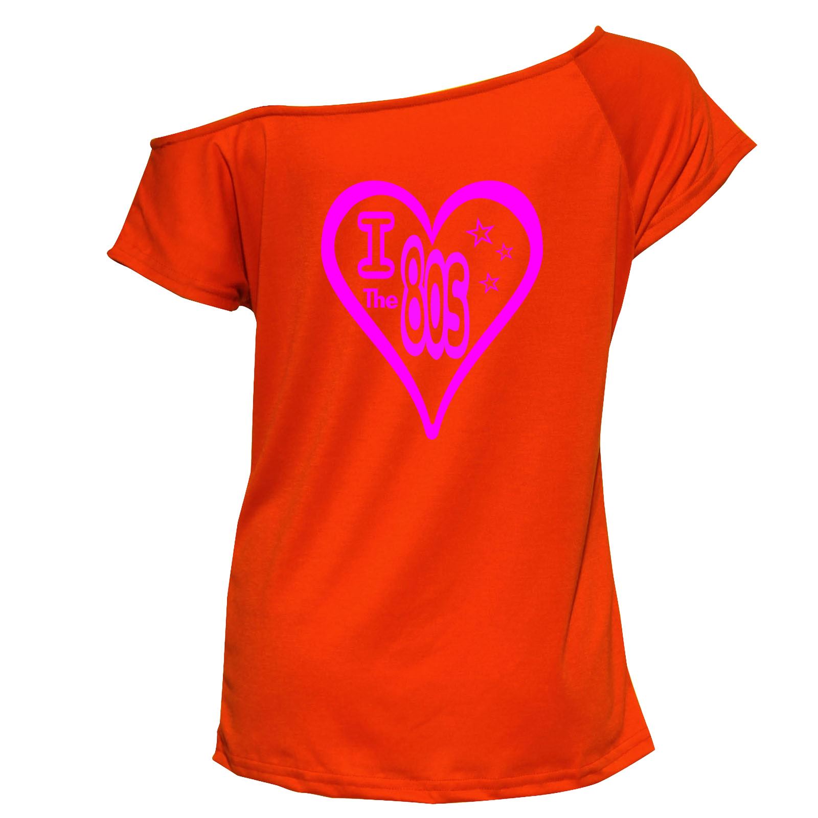 Damen I Love The 80s T-Shirt 80er Jahre Verkleidung Kostüm Festival Oberteil 6021716® - Bild 6 von 12