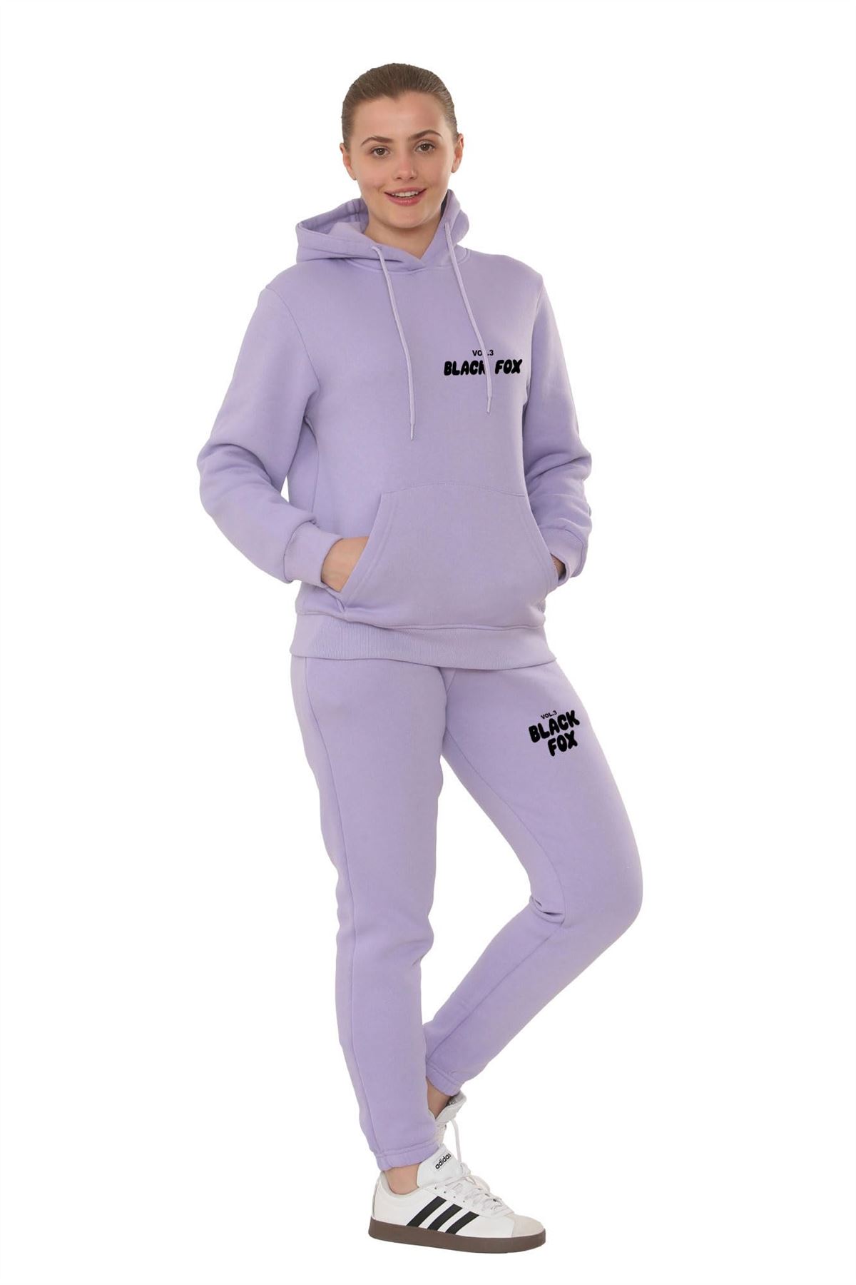 Damen Kinder 2-teiliges Trainingsanzug Lounge Sets Hoodies Jogginghose Damen Jogginganzüge - Bild 11 von 23