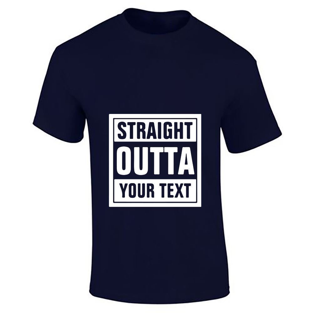 Straight Outta Your Text Mens Boys Top Casual Fitness T Shirt Sports Cotton Tee - Picture 11 of 18