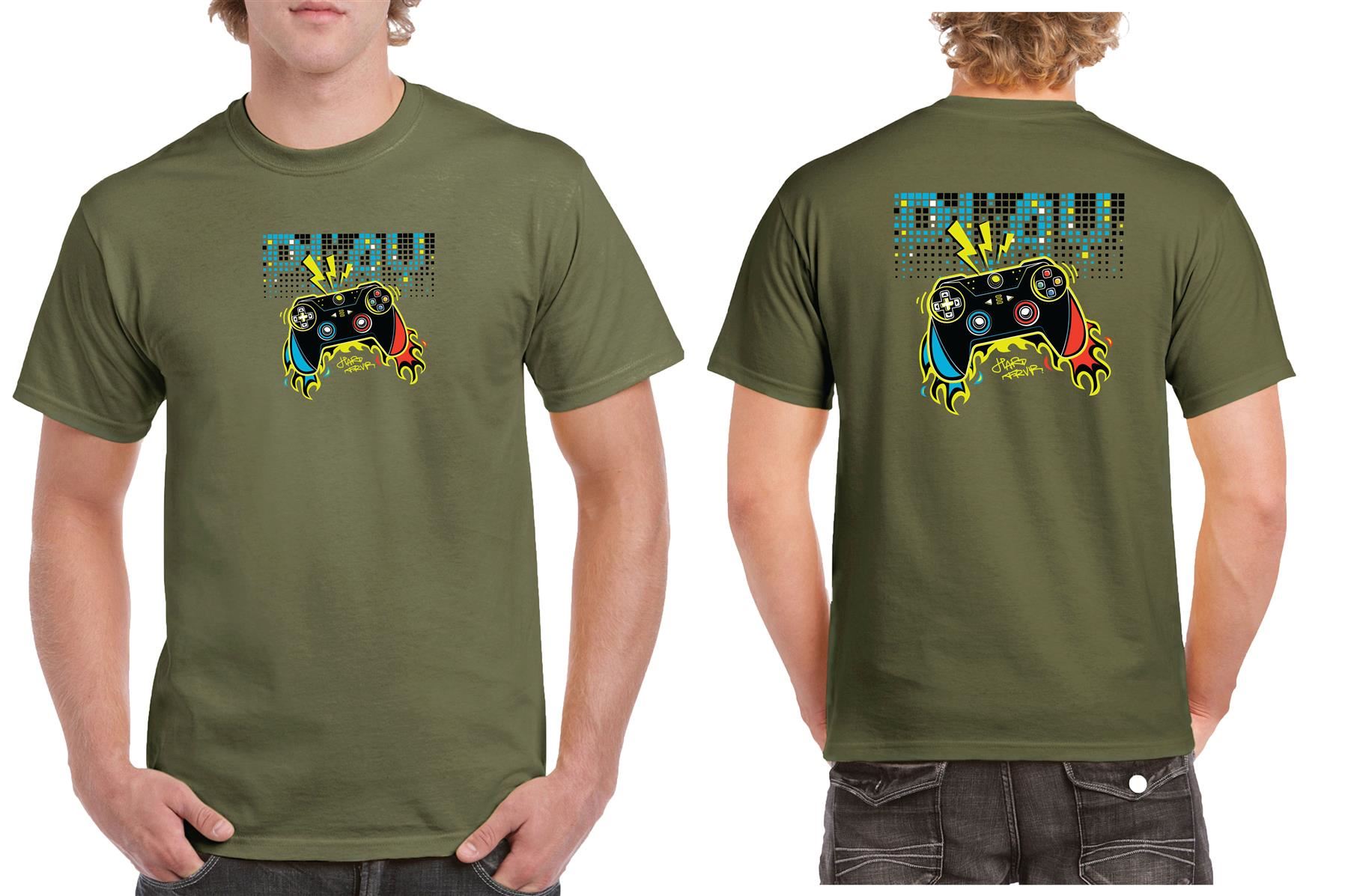 Boys Play Printed T-Shirt With Front And Back Print And Round Neck Design - Picture 7 of 11