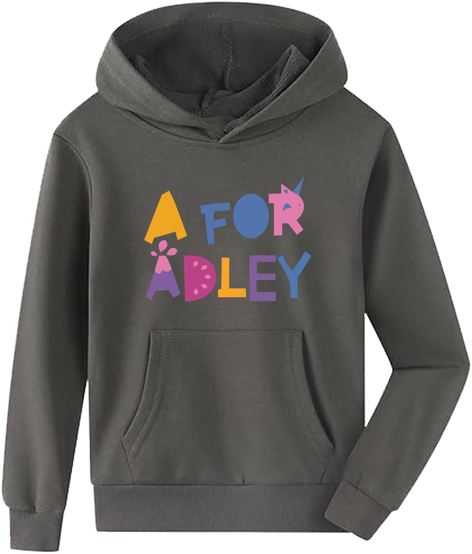 Kids Printed Hoodie Sweatshirt Toddler Girls Boys Adley Pullover Jumper Cartoon - Picture 6 of 12
