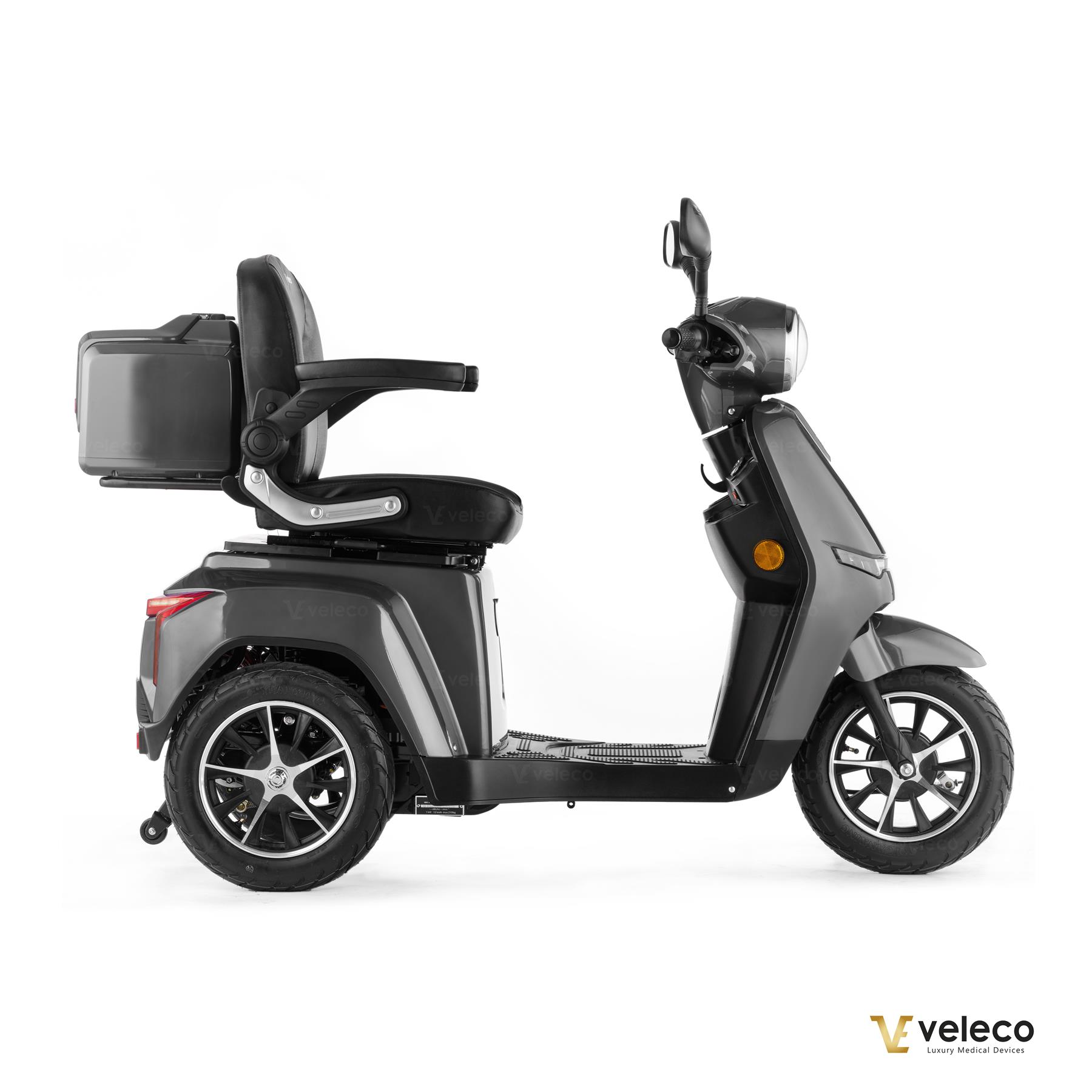 VELECO TURRIS - Senior scooter elettrico a 3 ruote mobile scooter 800W - Foto 14 di 41