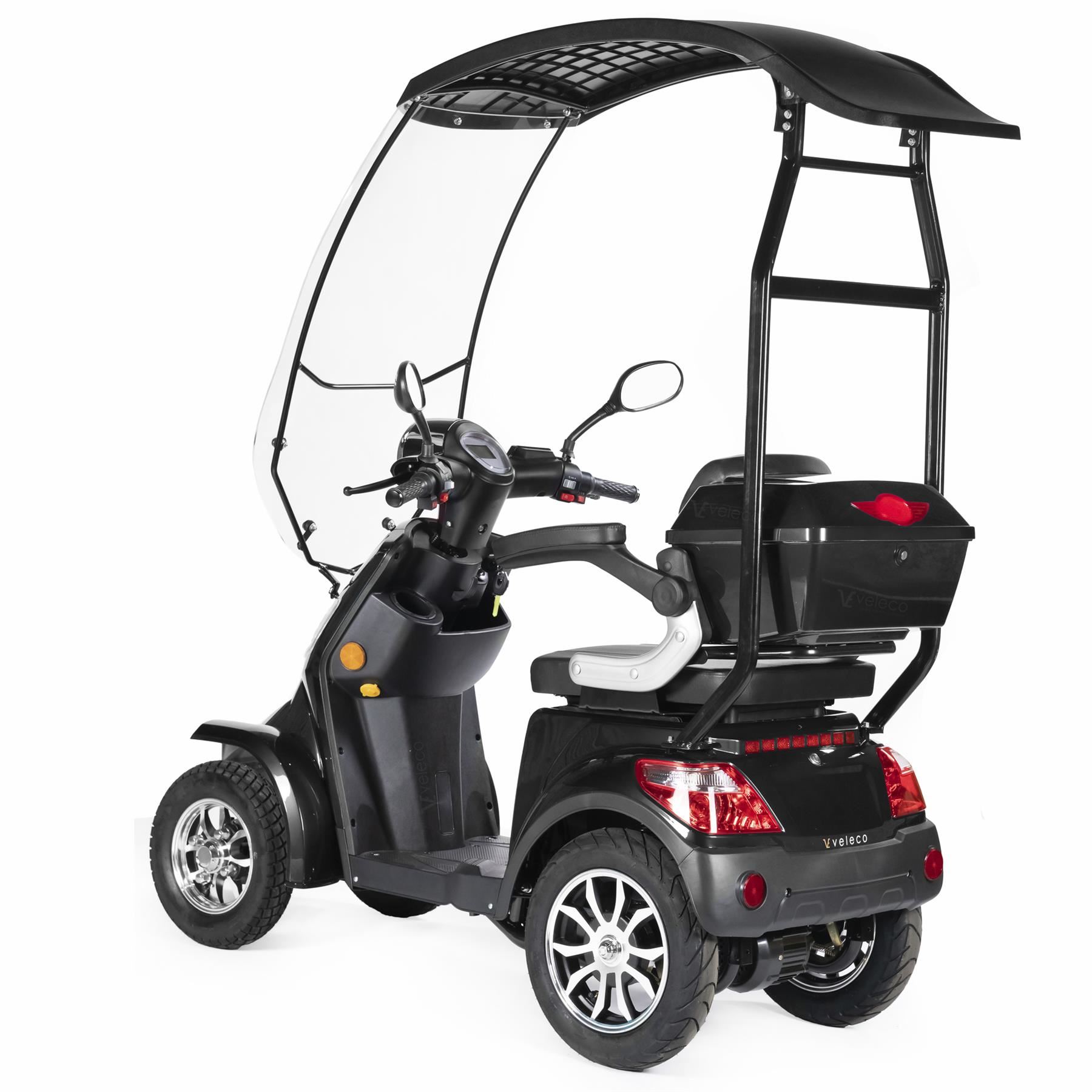 Scooter elettrico FASTER con tetto scooter di mobilità 4 ruote 1000 W - Foto 33 di 47