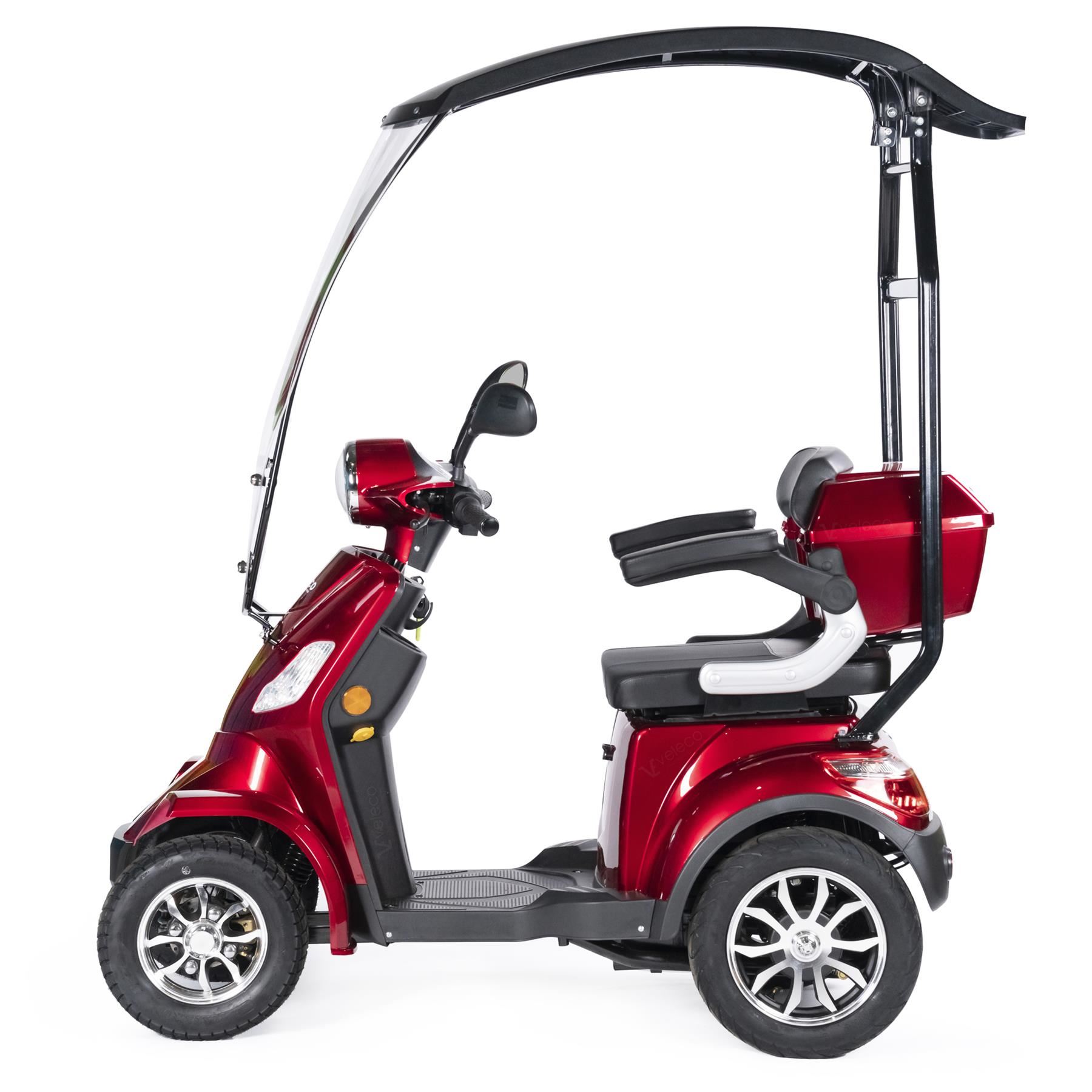 Scooter elettrico FASTER con tetto scooter di mobilità 4 ruote 1000 W - Foto 44 di 47