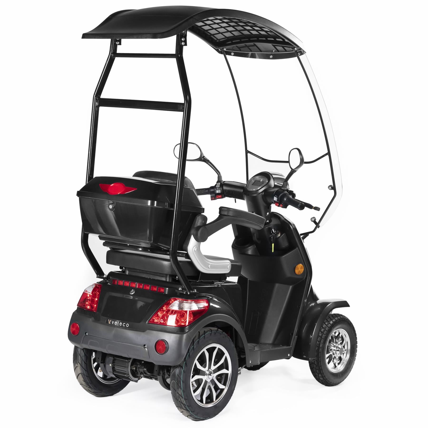 Scooter elettrico FASTER con tetto scooter di mobilità 4 ruote 1000 W - Foto 35 di 47