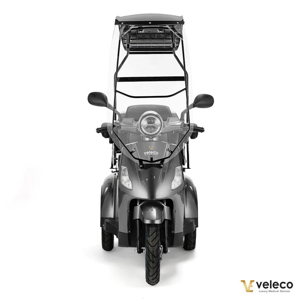 VELECO DRACO Mobile per anziani a 3 ruote con tetto, scooter elettrico, veicolo per anziani - Foto 22 di 56
