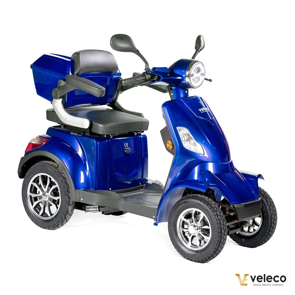 VELECO FASTER 4 wiel Senior mobiele elektrische scooter Scootmobiel 1000W - Imagen 12 de 48