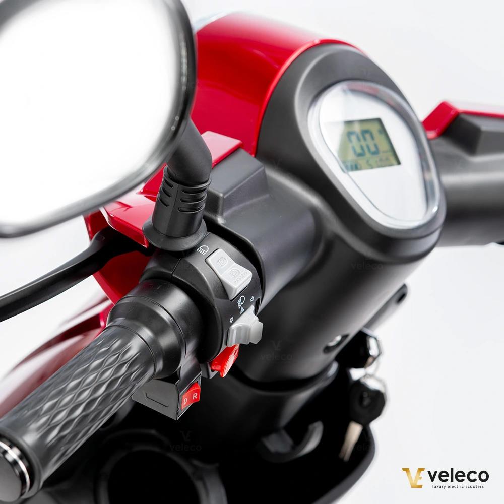 VELECO DRACO Mobile per anziani a 3 ruote con tetto, scooter elettrico, veicolo per anziani - Foto 13 di 56