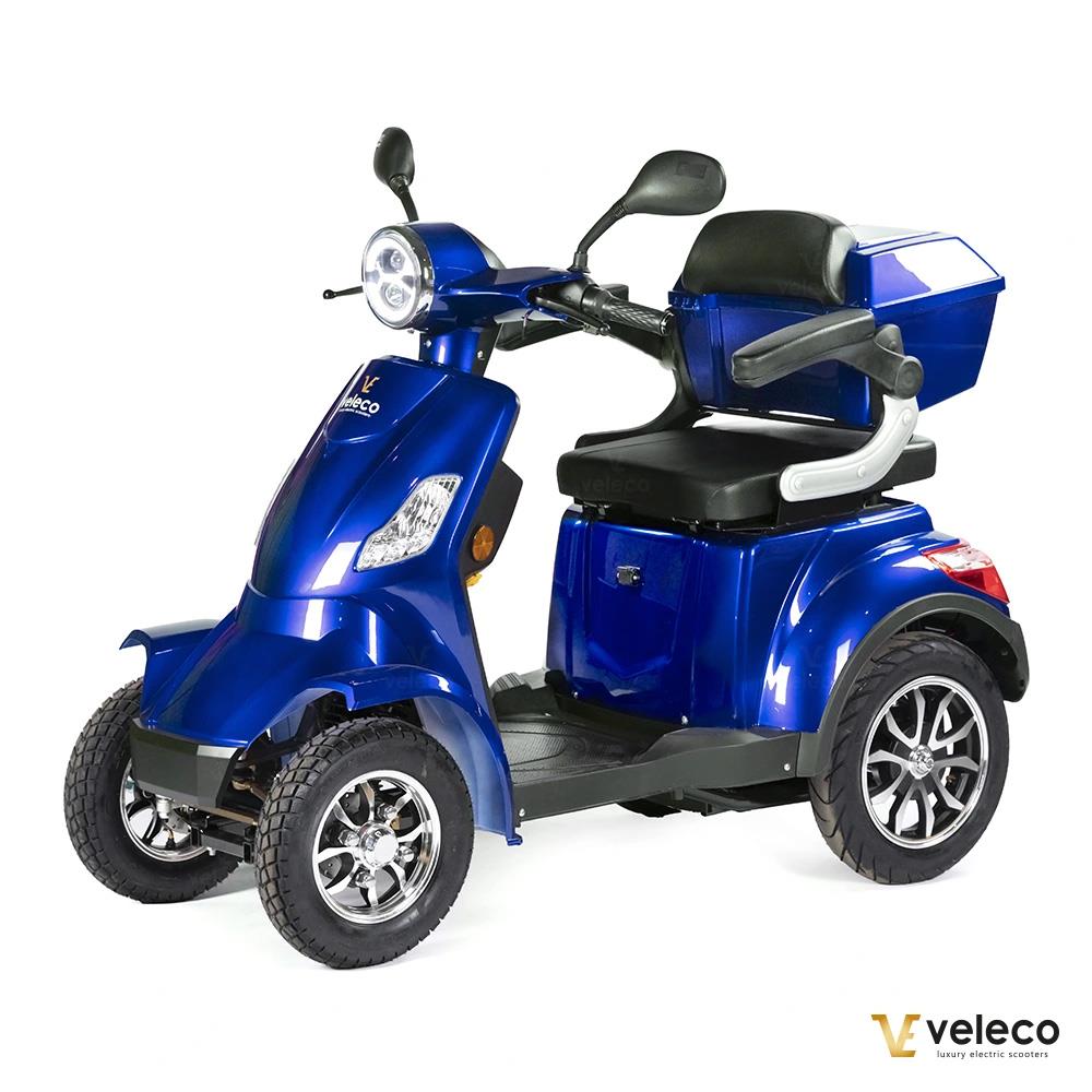 VELECO FASTER 4 wiel Senior mobiele elektrische scooter Scootmobiel 1000W - Foto 11 di 47