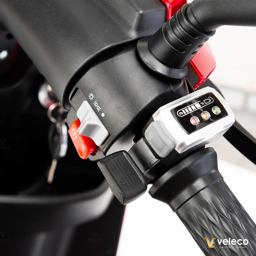 VELECO DRACO Mobile per anziani a 3 ruote con tetto, scooter elettrico, veicolo per anziani - Foto 26 di 56