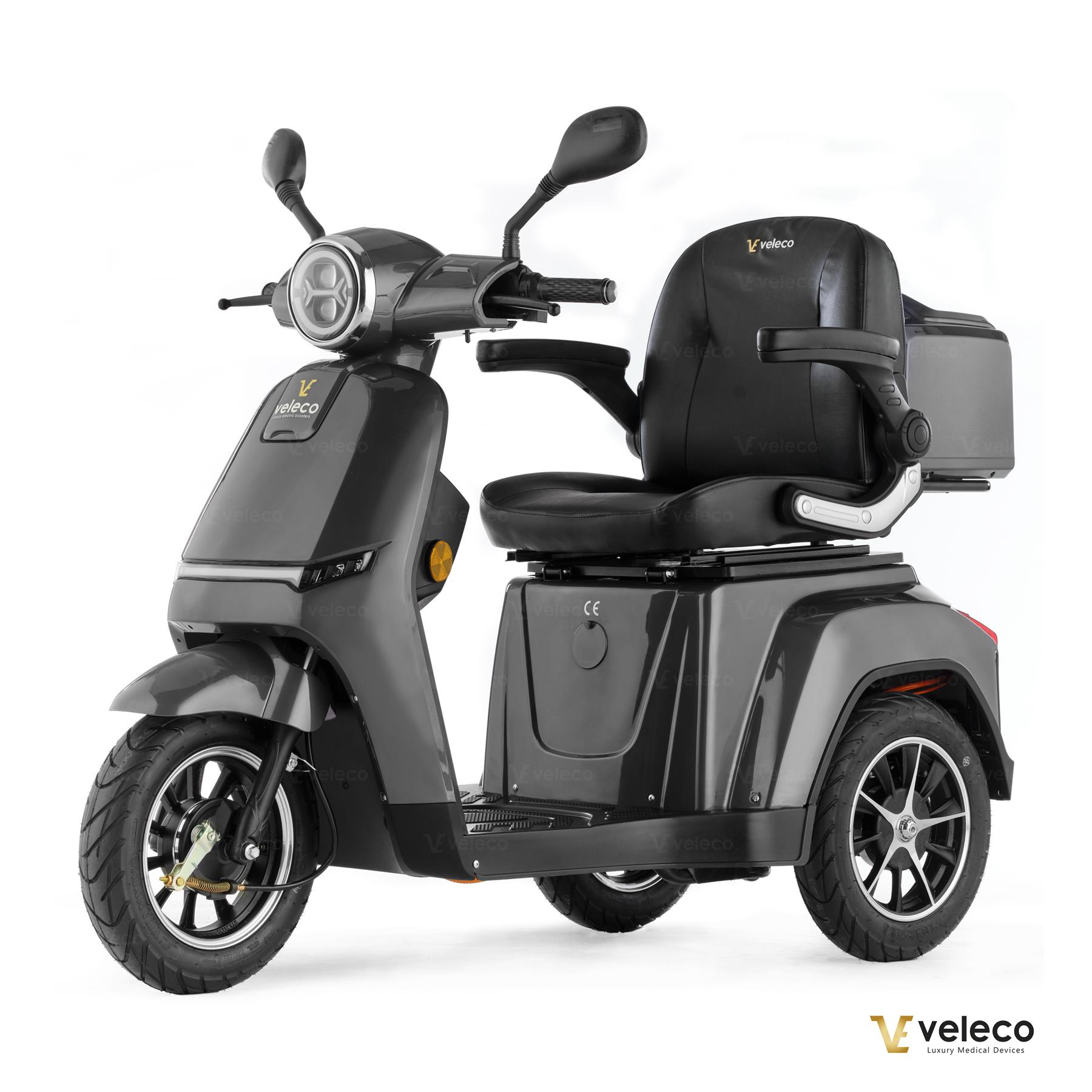 VELECO TURRIS - Senior scooter elettrico a 3 ruote mobile scooter 800W - Foto 12 di 41