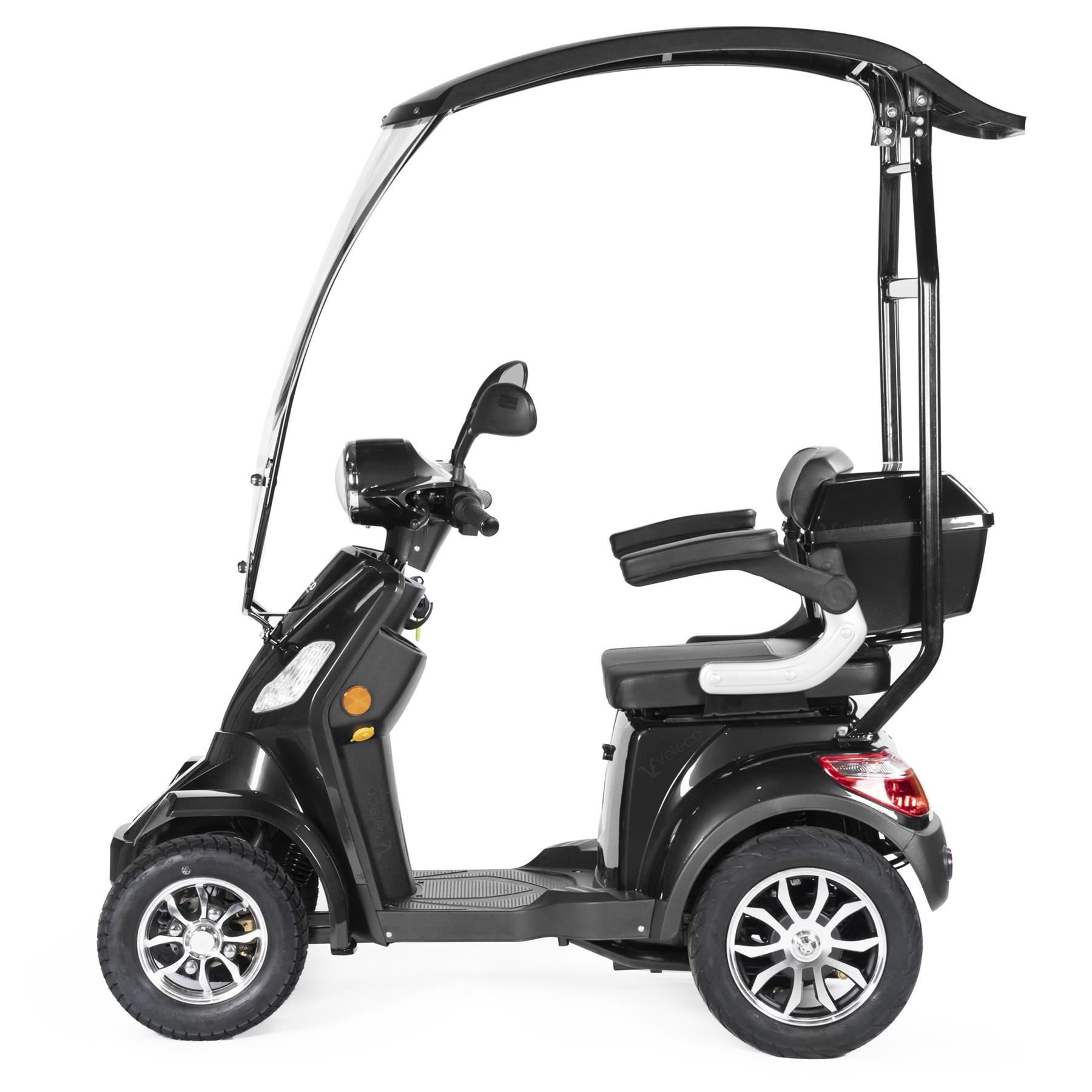 Scooter elettrico FASTER con tetto scooter di mobilità 4 ruote 1000 W - Foto 36 di 47