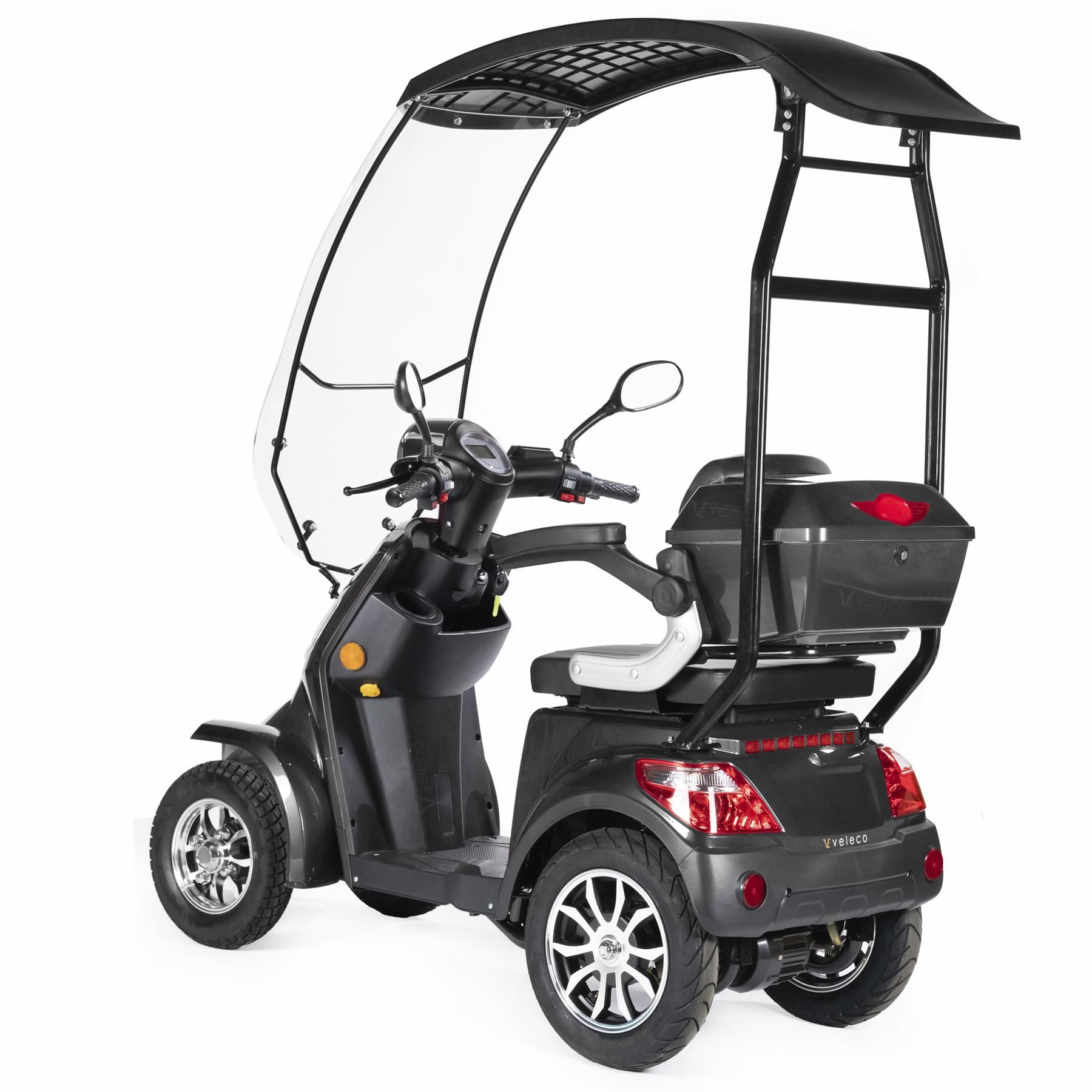 Scooter elettrico FASTER con tetto scooter di mobilità 4 ruote 1000 W - Foto 28 di 47