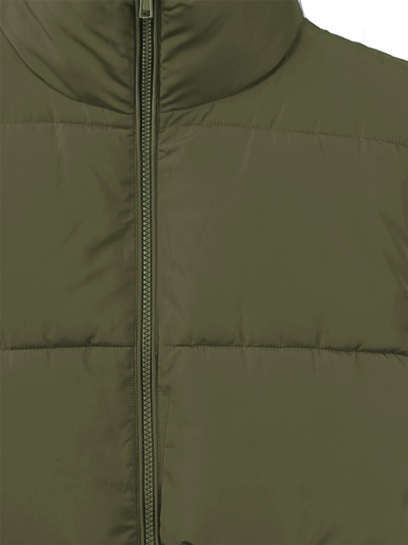 Crop Lightweight Sleeveless Warm Padded Outerwear Puffer Vest - Picture 28 of 41