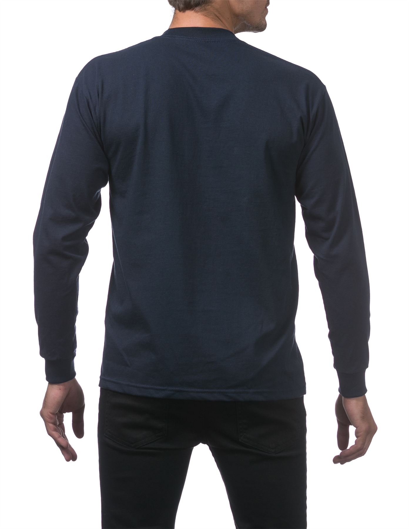 Pro Club Heavyweight Cotton Long Sleeve Crew Neck T-shirt - Picture 62 of 90