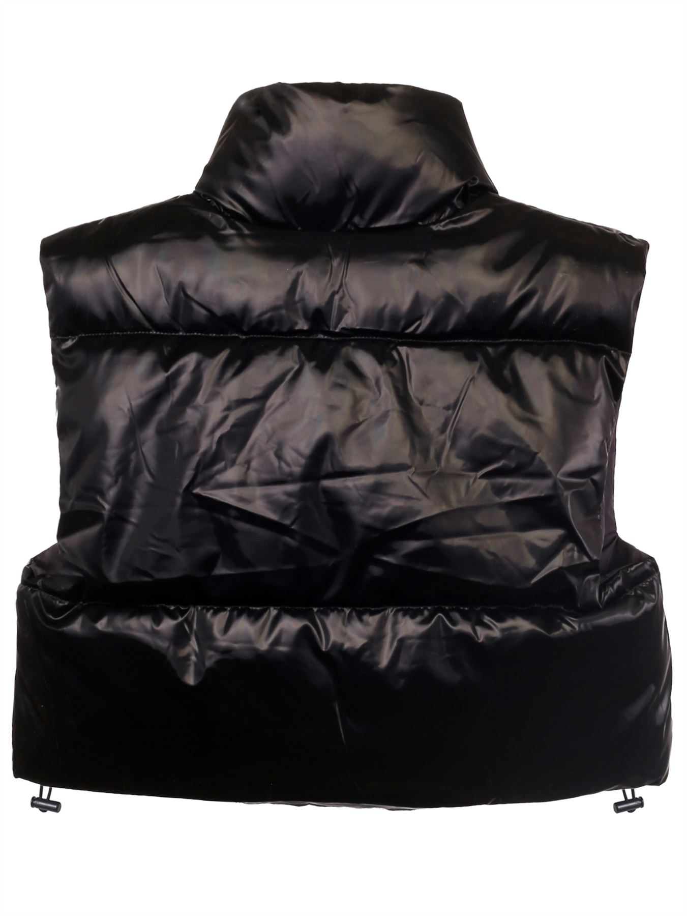 Crop Lightweight Sleeveless Warm Padded Outerwear Puffer Vest - Picture 31 of 41