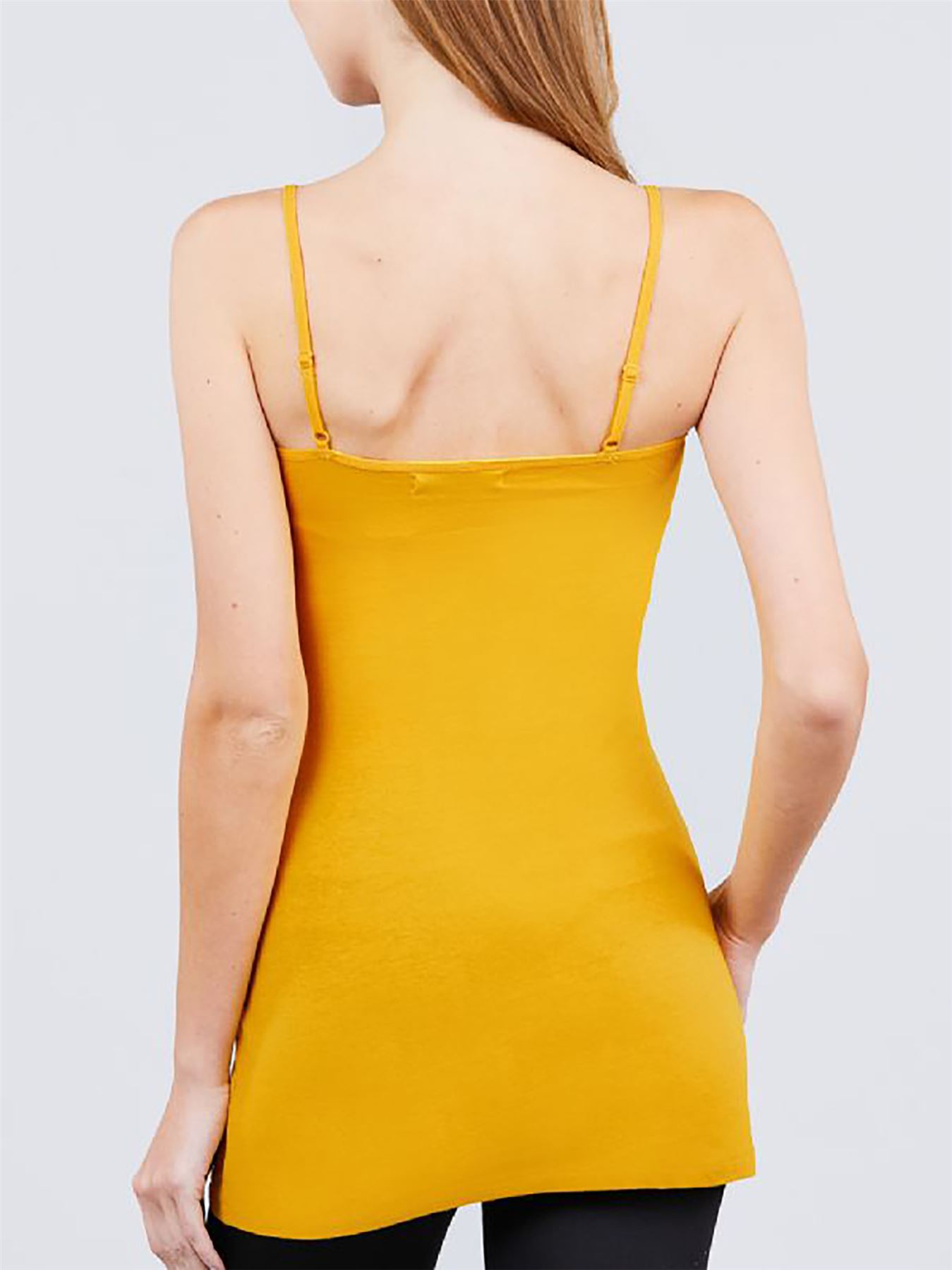 Basic Long Line Adjustable Spaghetti Strap Cami Tank Tops - Picture 68 of 150