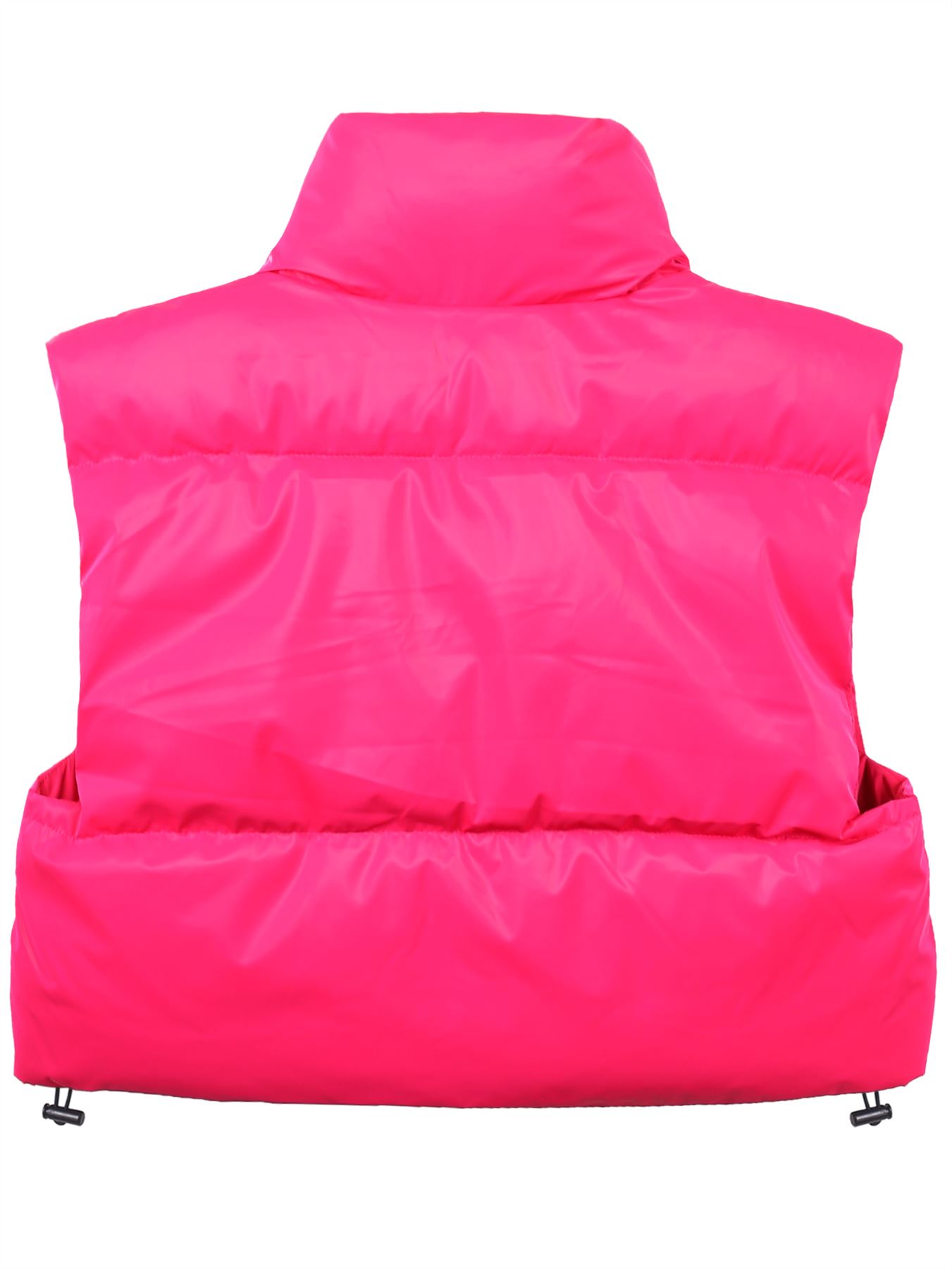 Crop Lightweight Sleeveless Warm Padded Outerwear Puffer Vest - Picture 39 of 41