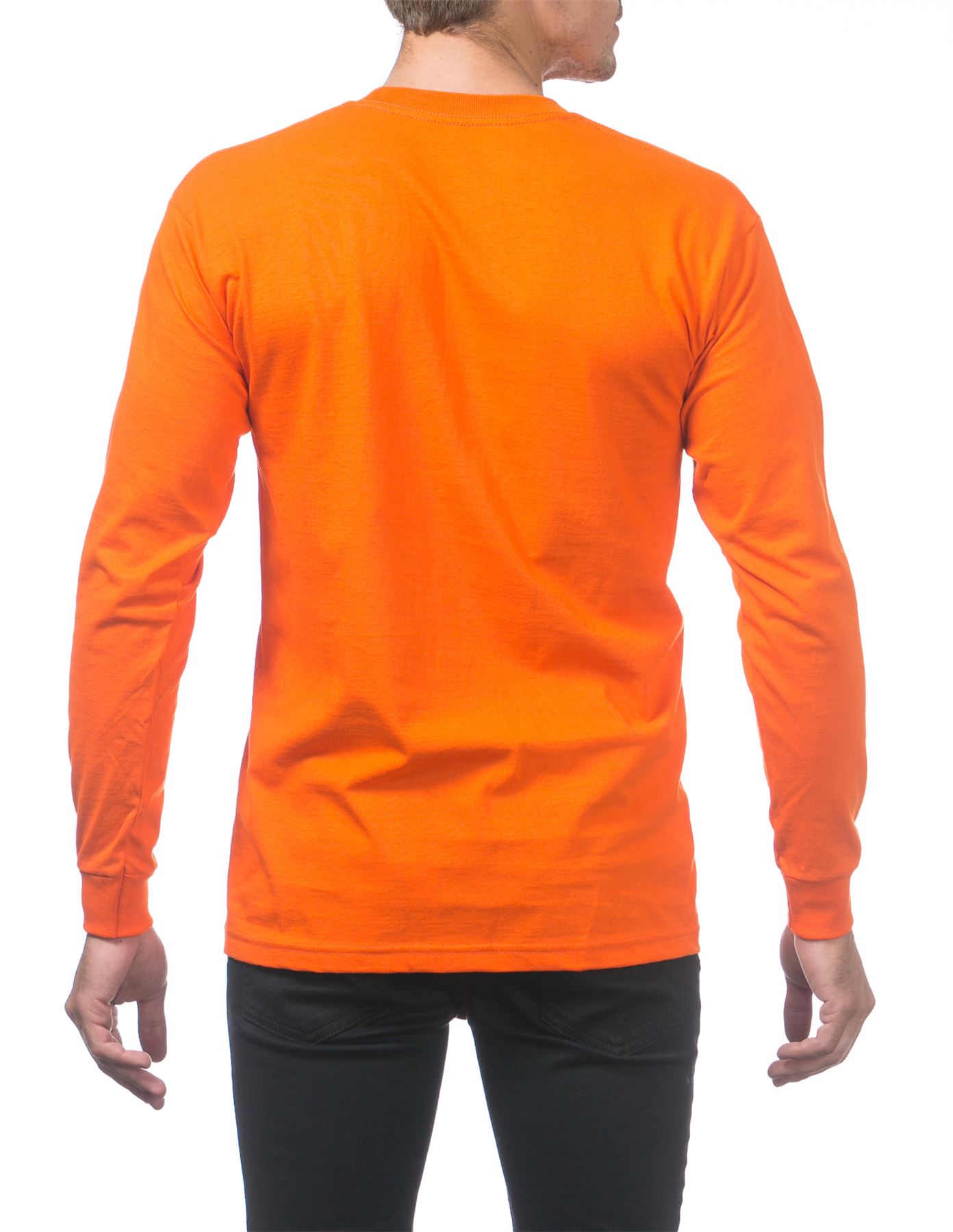 Pro Club Heavyweight Cotton Long Sleeve Crew Neck T-shirt - Picture 68 of 90