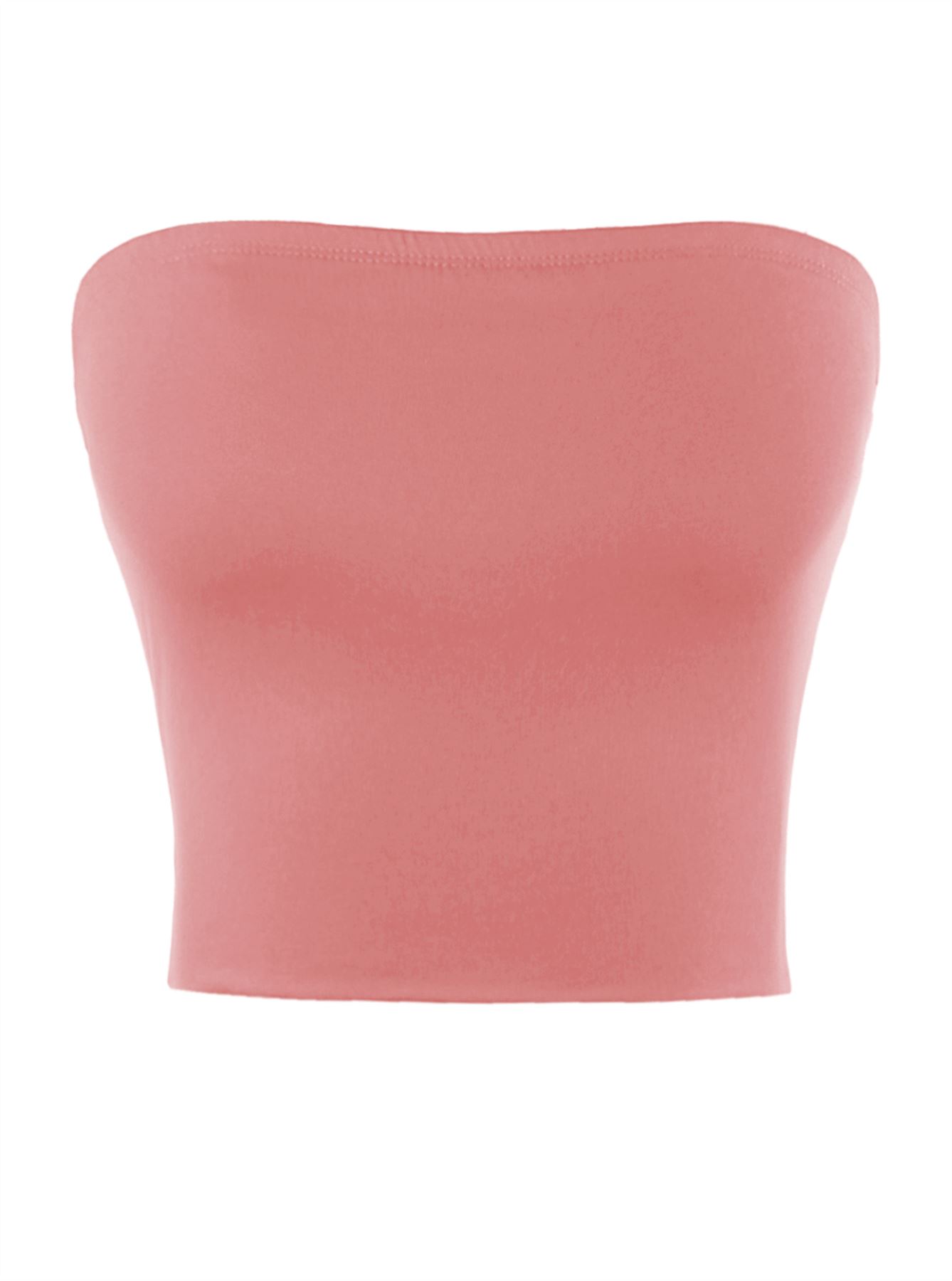Basic Sexy Cute Tube Strapless Cotton Tank Top - Picture 10 of 18