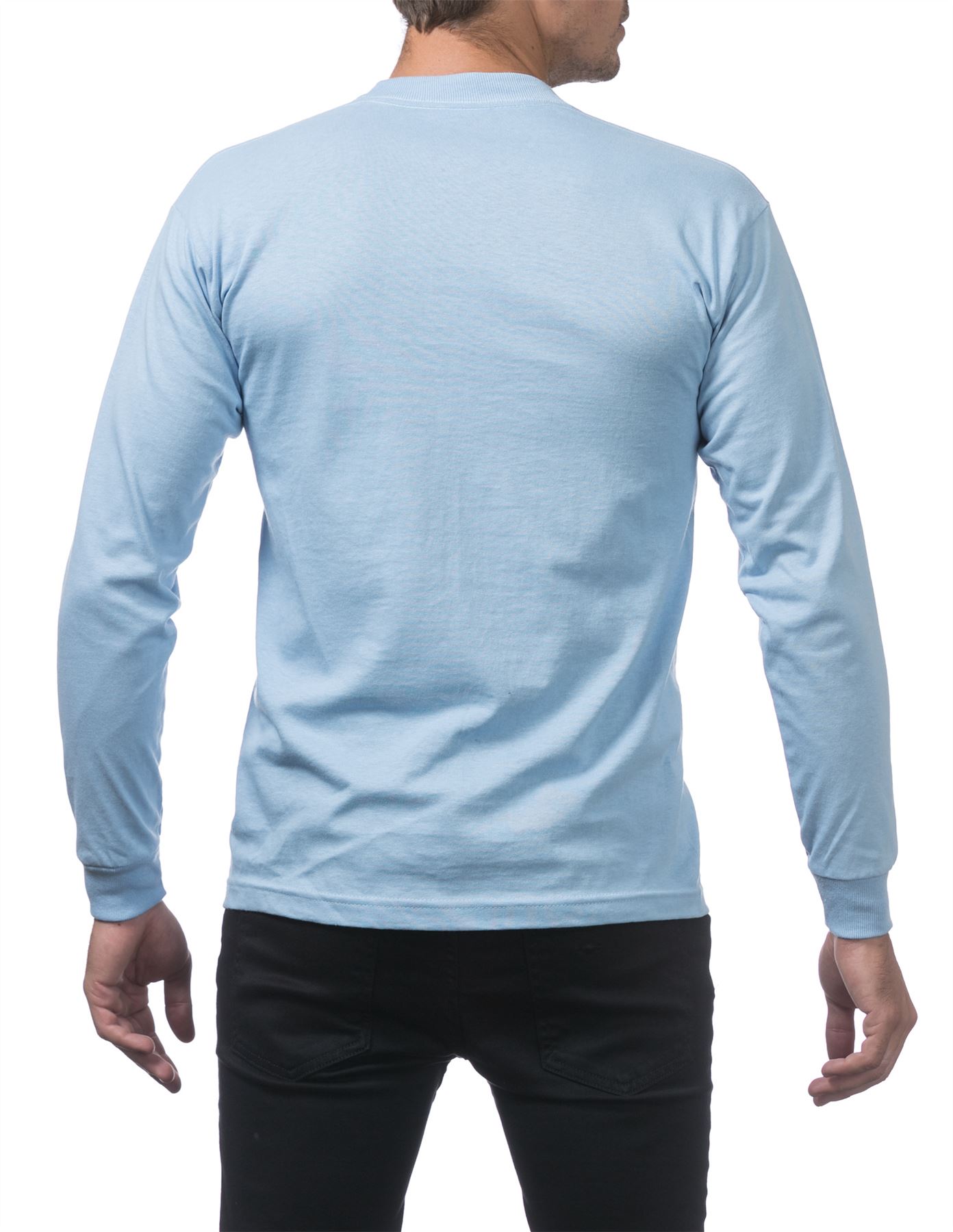 Pro Club Heavyweight Cotton Long Sleeve Crew Neck T-shirt - Picture 86 of 90