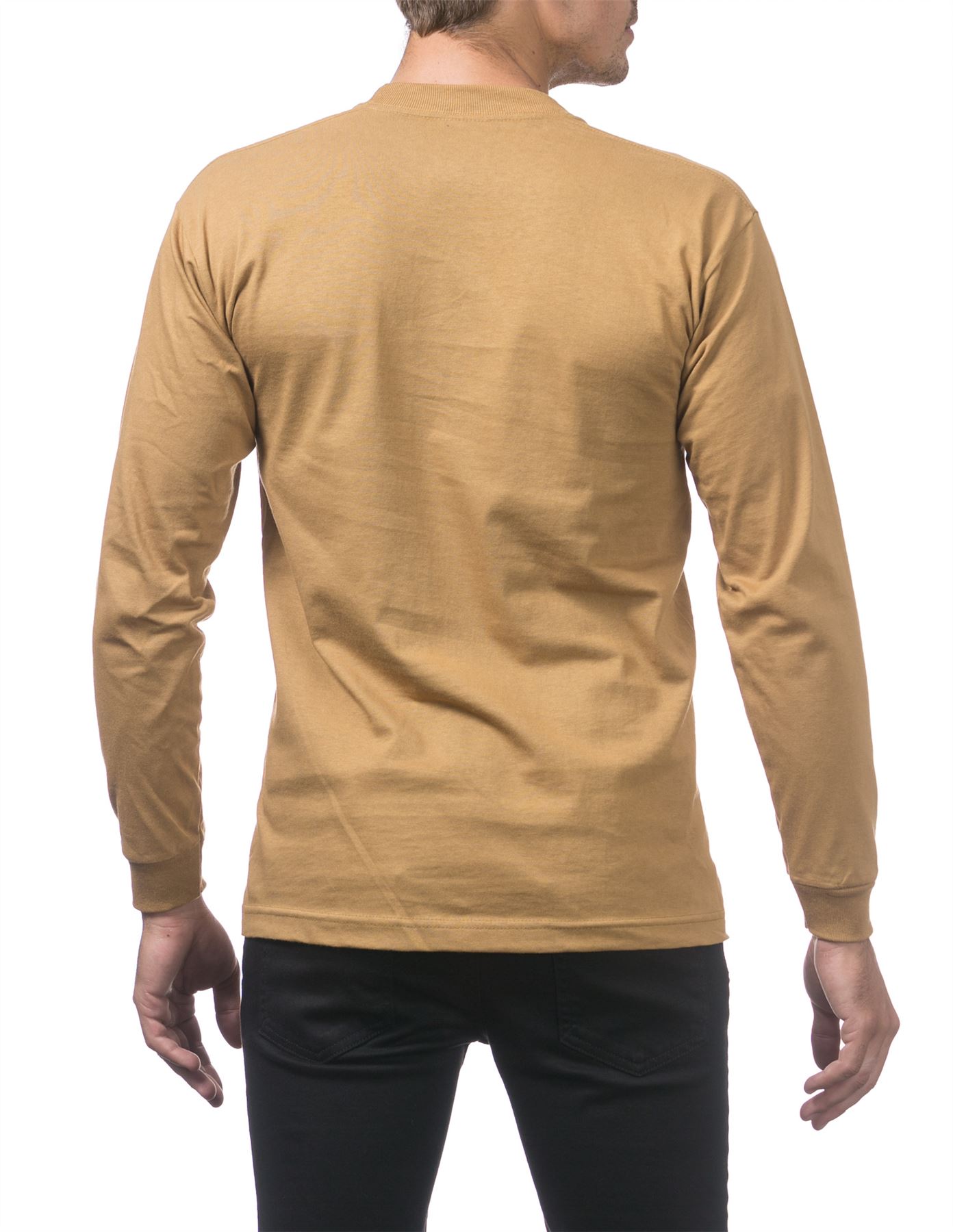 Pro Club Heavyweight Cotton Long Sleeve Crew Neck T-shirt - Picture 56 of 90