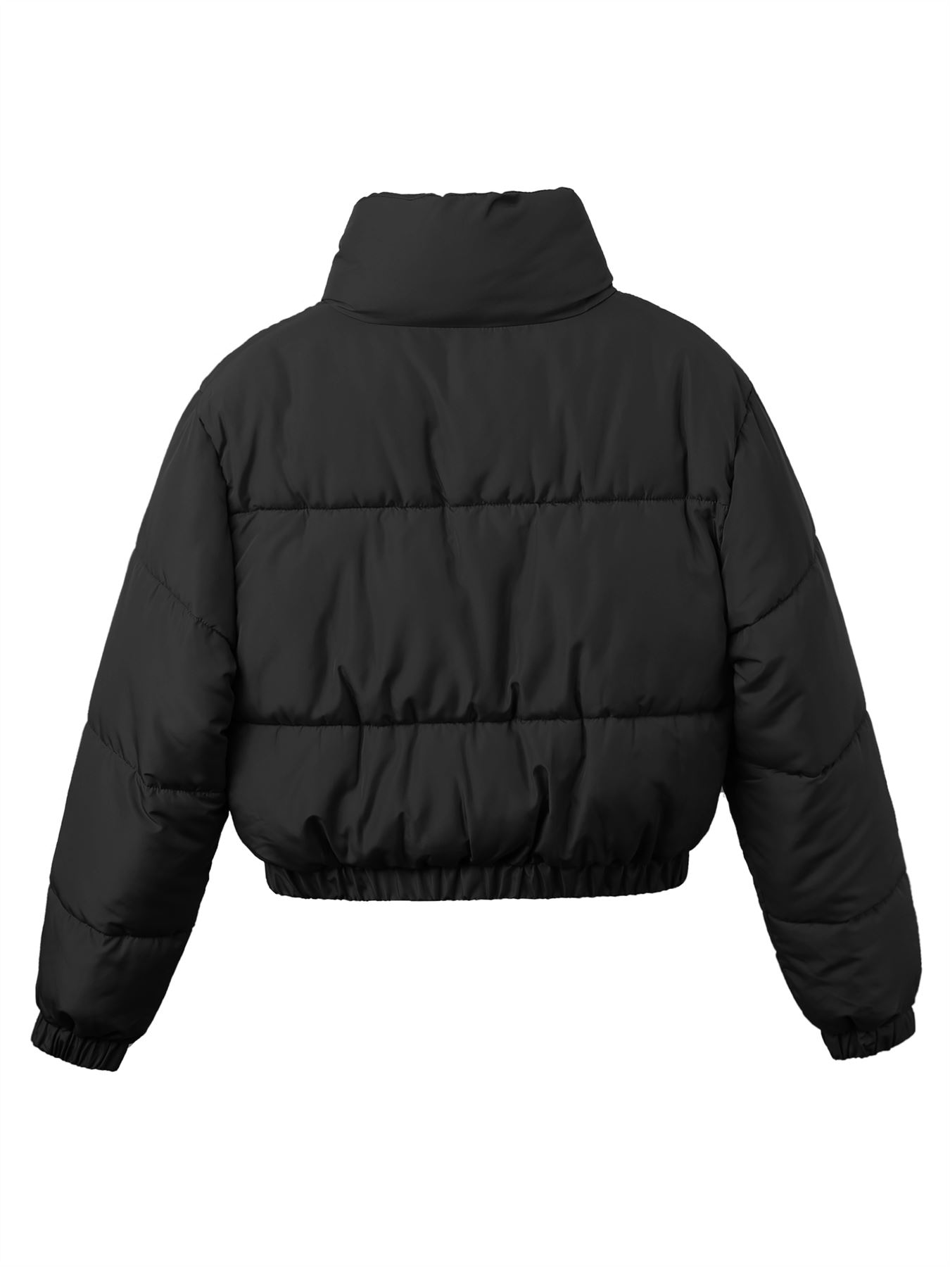 Chaqueta tampón con cremallera recortada - Imagen 3 de 37