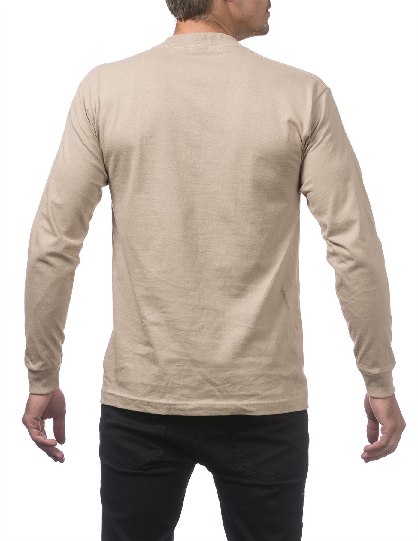 Pro Club Heavyweight Cotton Long Sleeve Crew Neck T-shirt - Picture 50 of 90