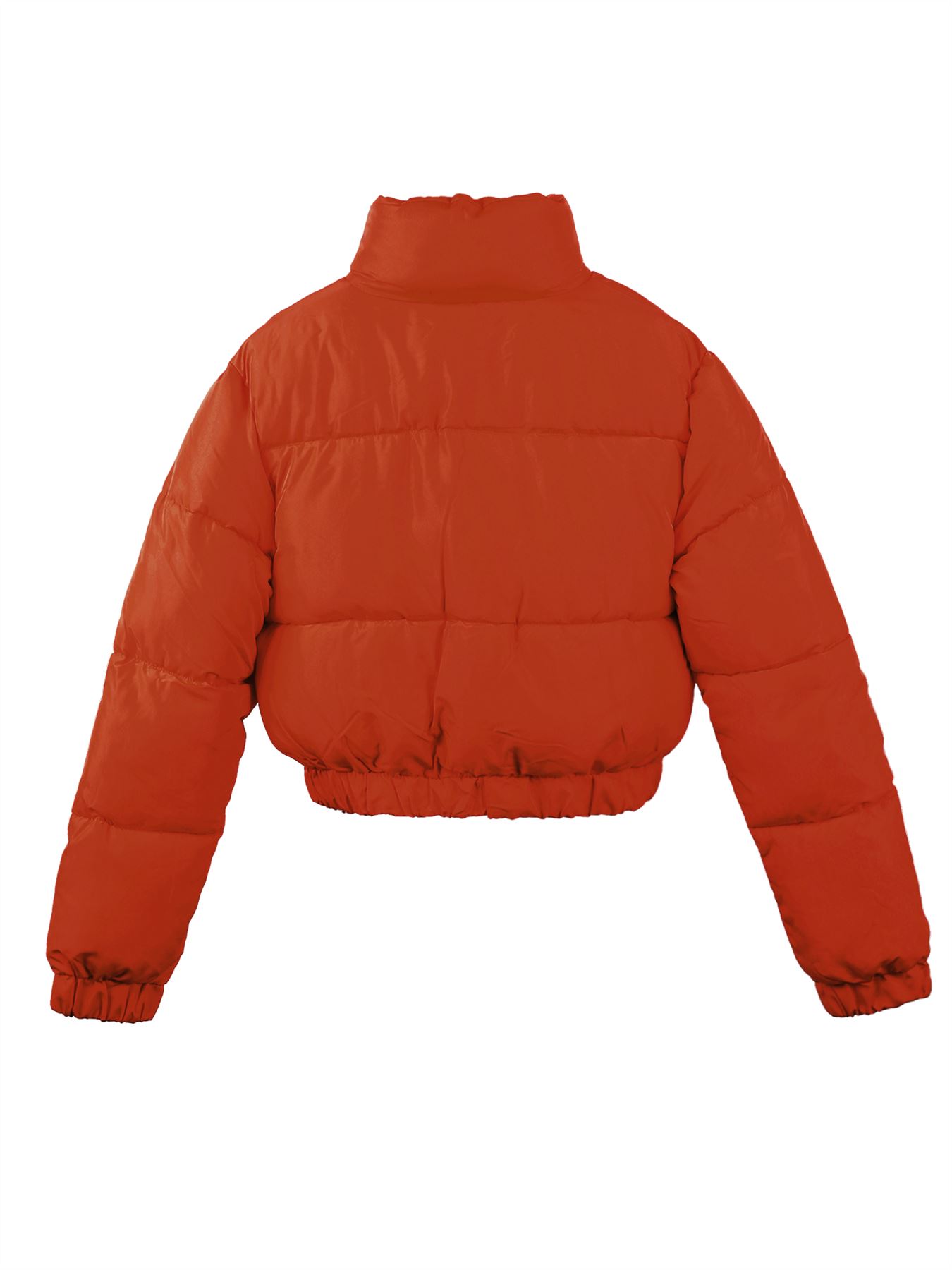 Chaqueta tampón con cremallera recortada - Imagen 35 de 37