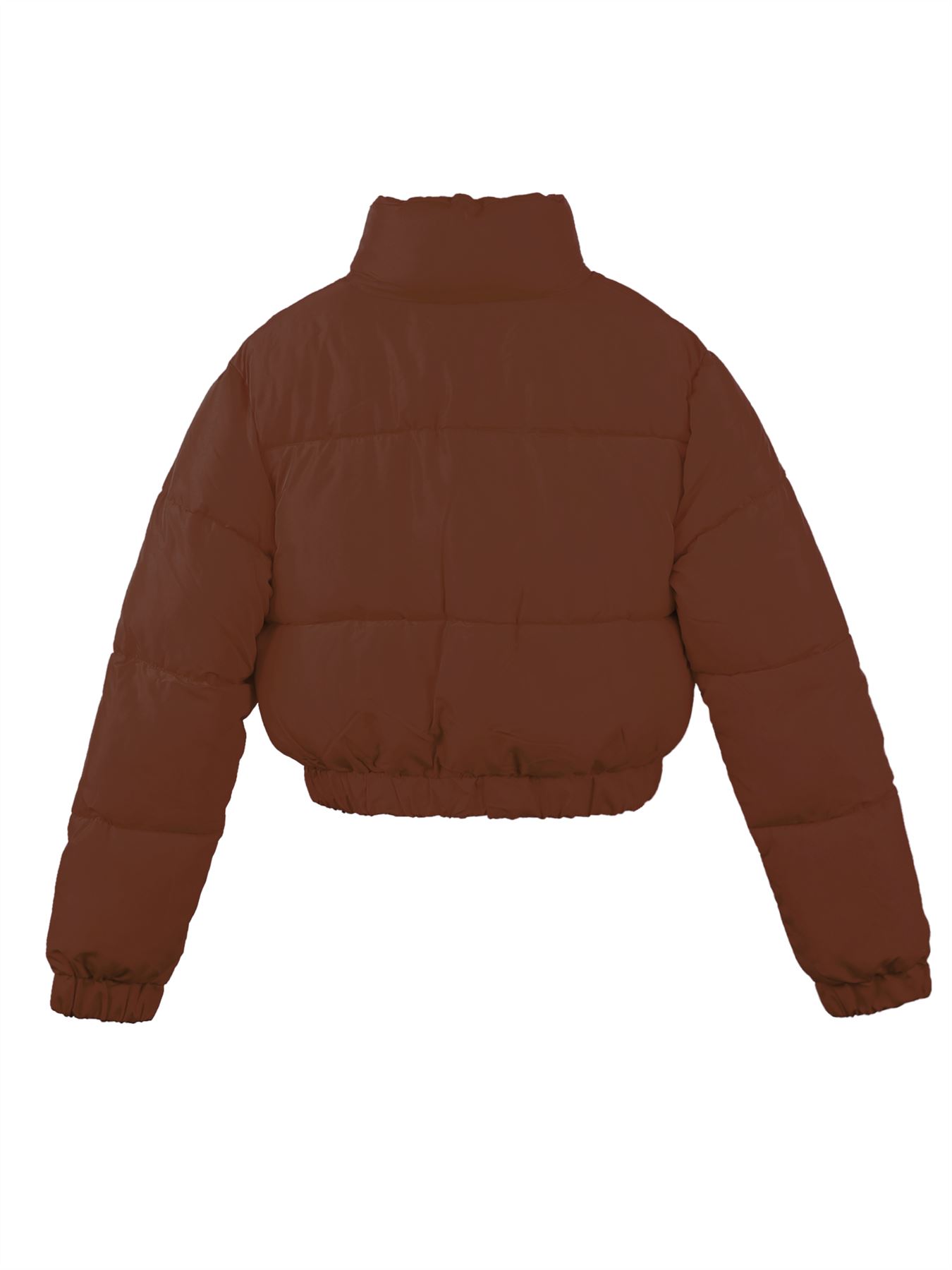 Chaqueta tampón con cremallera recortada - Imagen 7 de 37