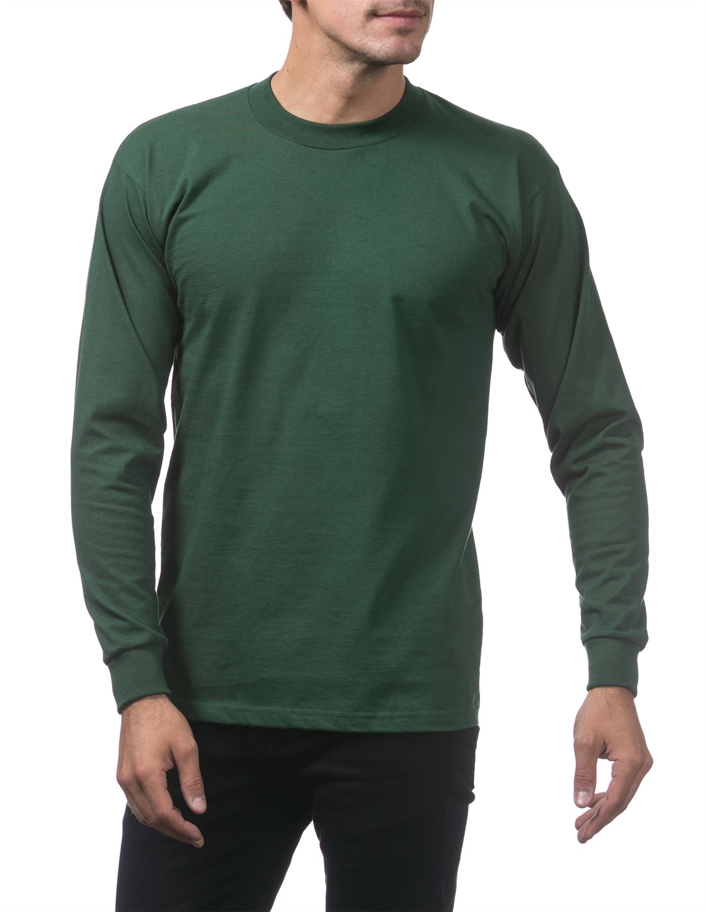 Pro Club Heavyweight Cotton Long Sleeve Crew Neck T-shirt - Picture 47 of 90
