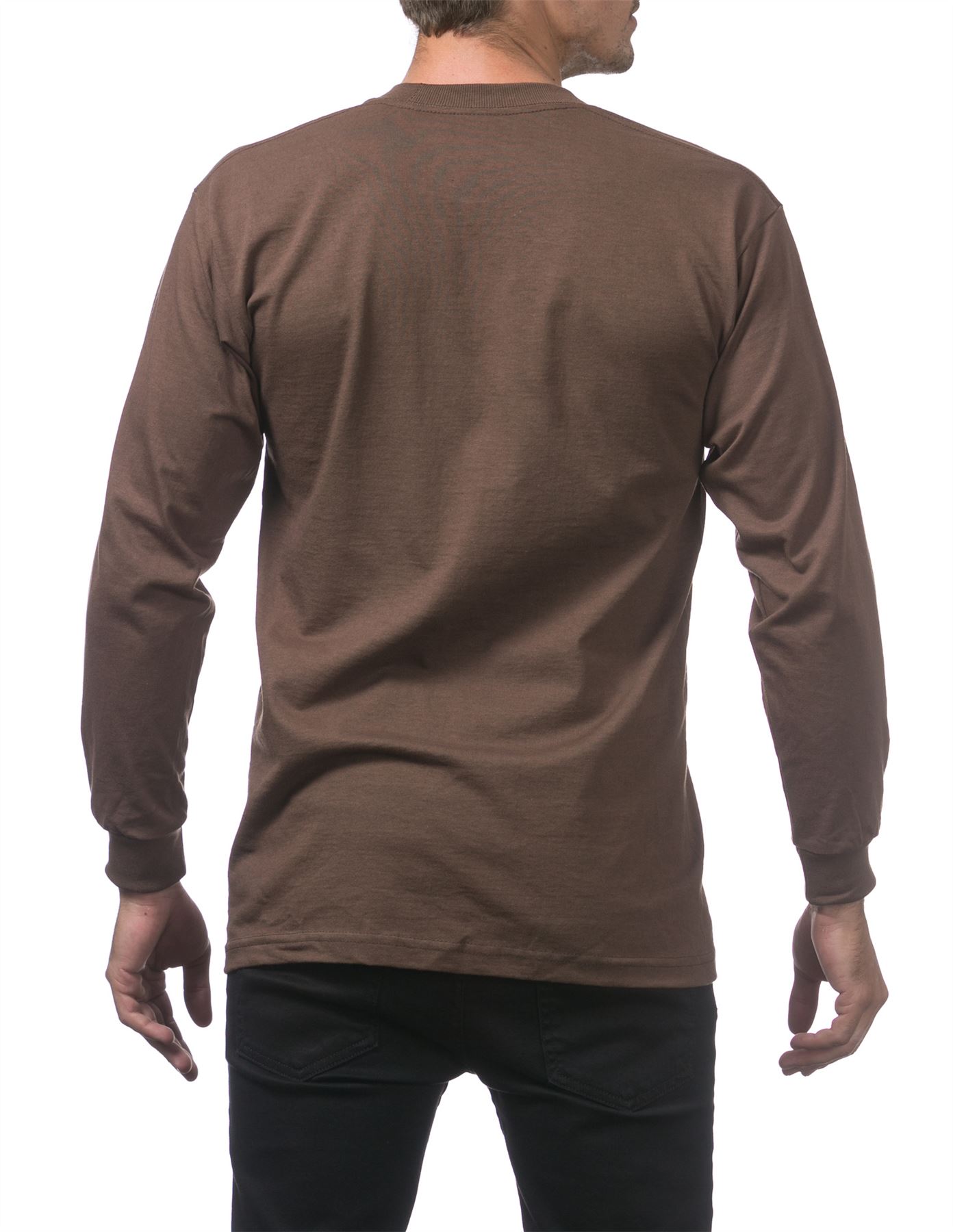 Pro Club Heavyweight Cotton Long Sleeve Crew Neck T-shirt - Picture 32 of 90