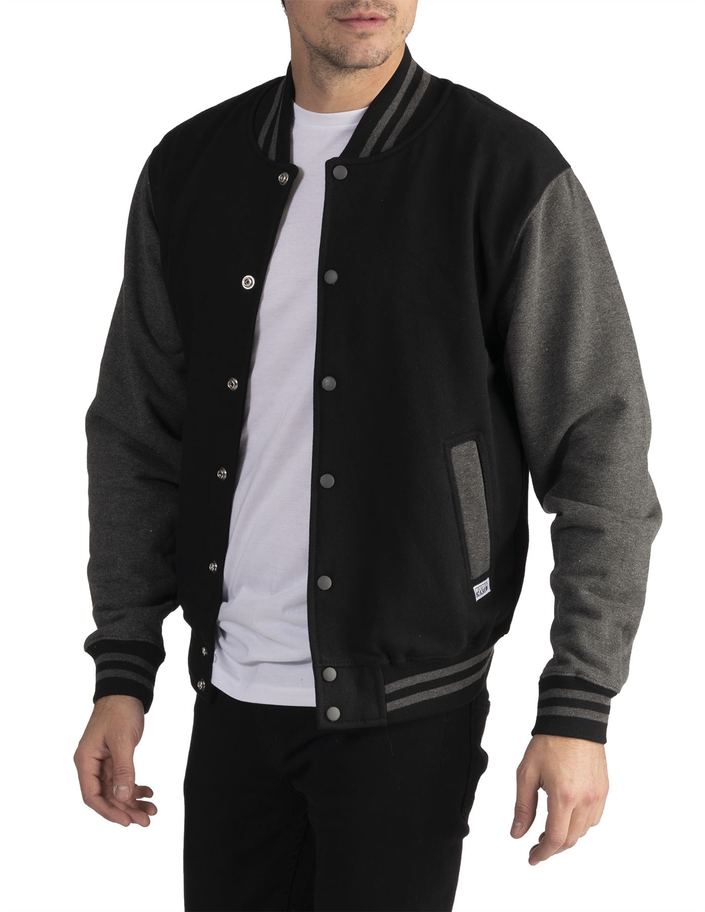 Men's Varsity Fleece Baseball Jacket - Picture 11 of 41