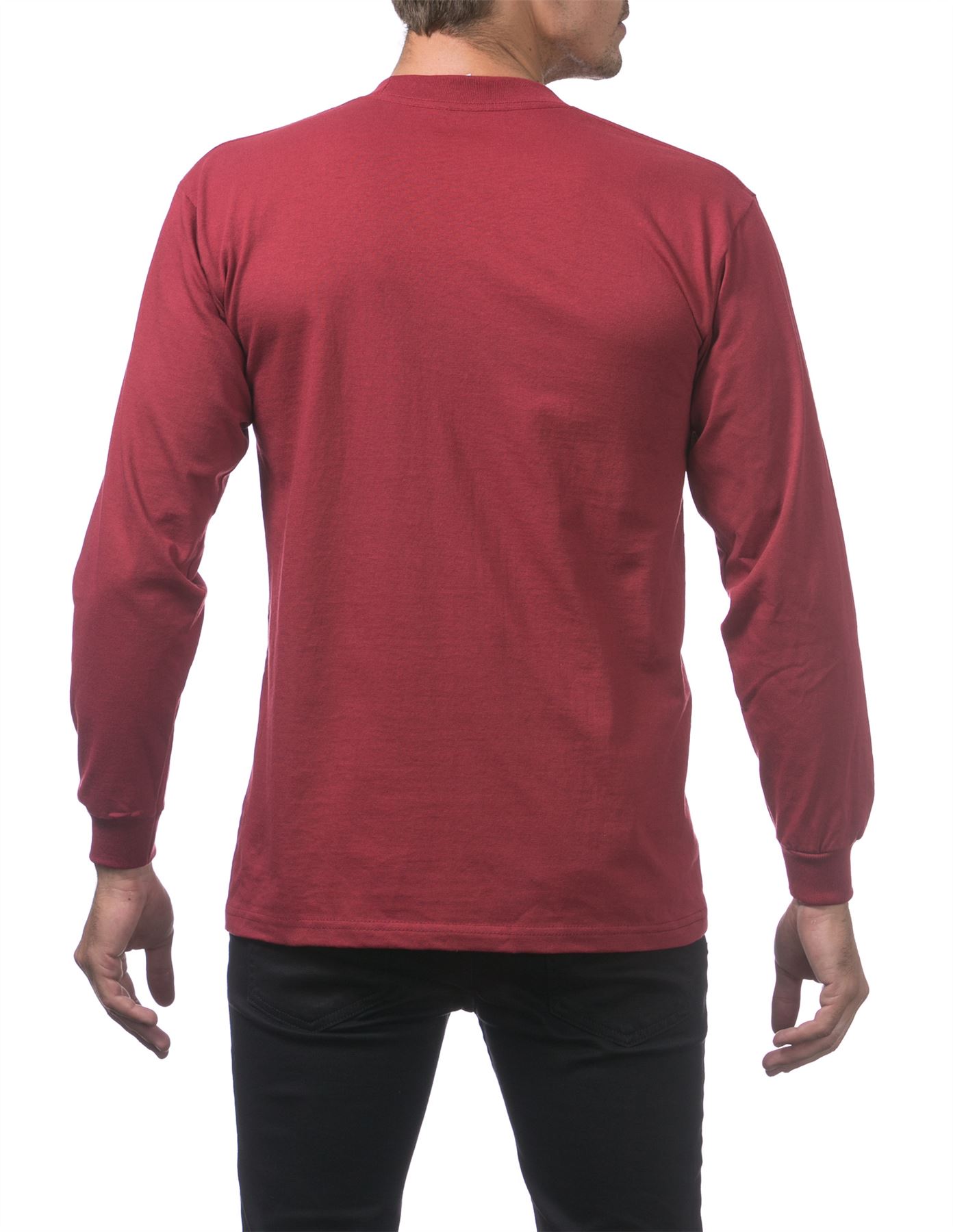 Pro Club Heavyweight Cotton Long Sleeve Crew Neck T-shirt - Picture 38 of 90
